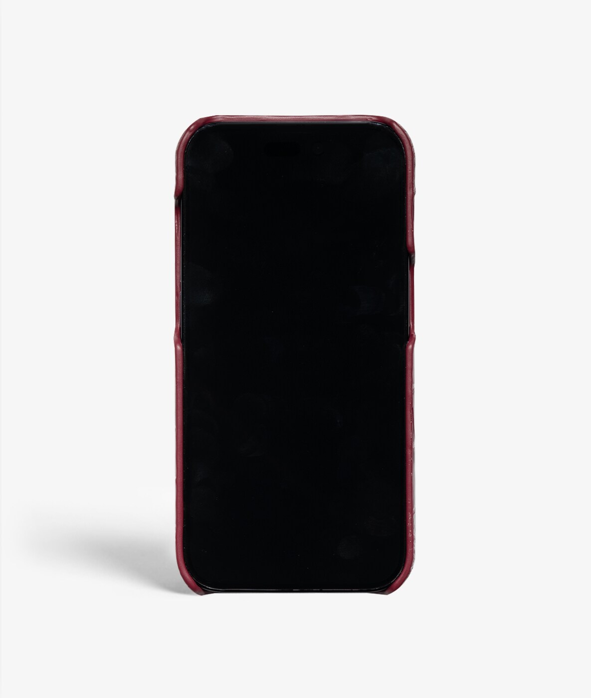 iPhone 14 Pro Case Croco Red