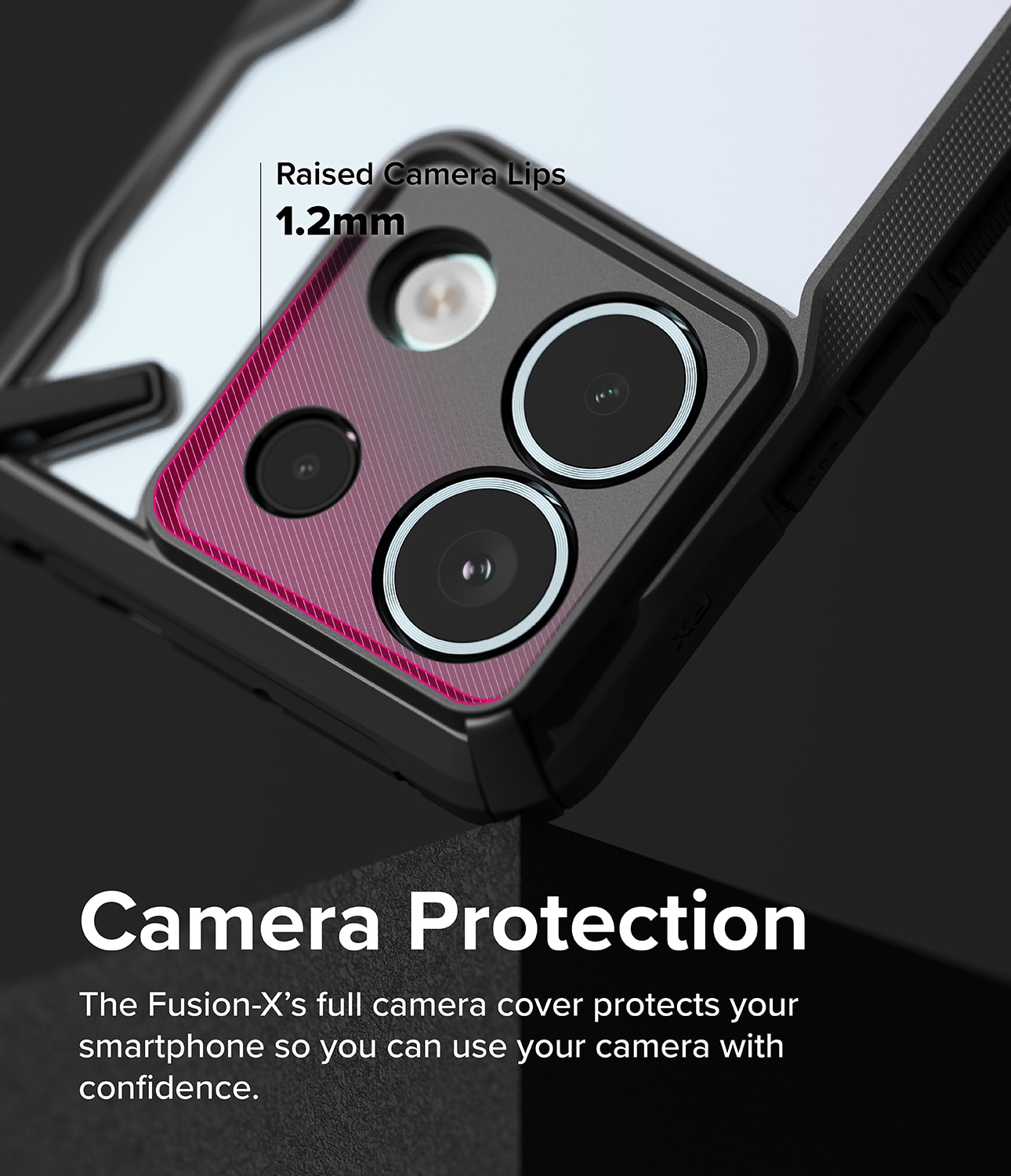 Xiaomi Redmi Note 13 Pro Fusion X Case Black