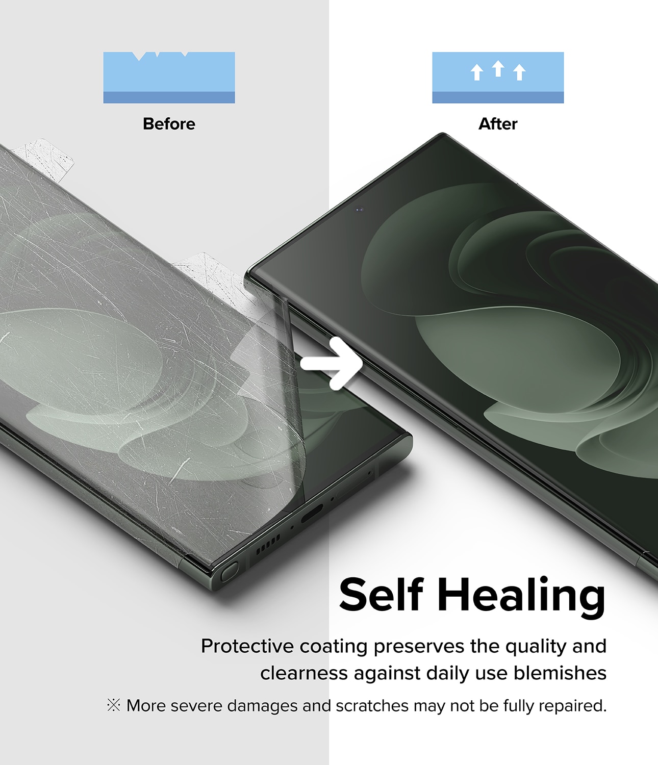 Samsung Galaxy S23 Ultra Dual Easy Wing Screen Protector (2-pack)