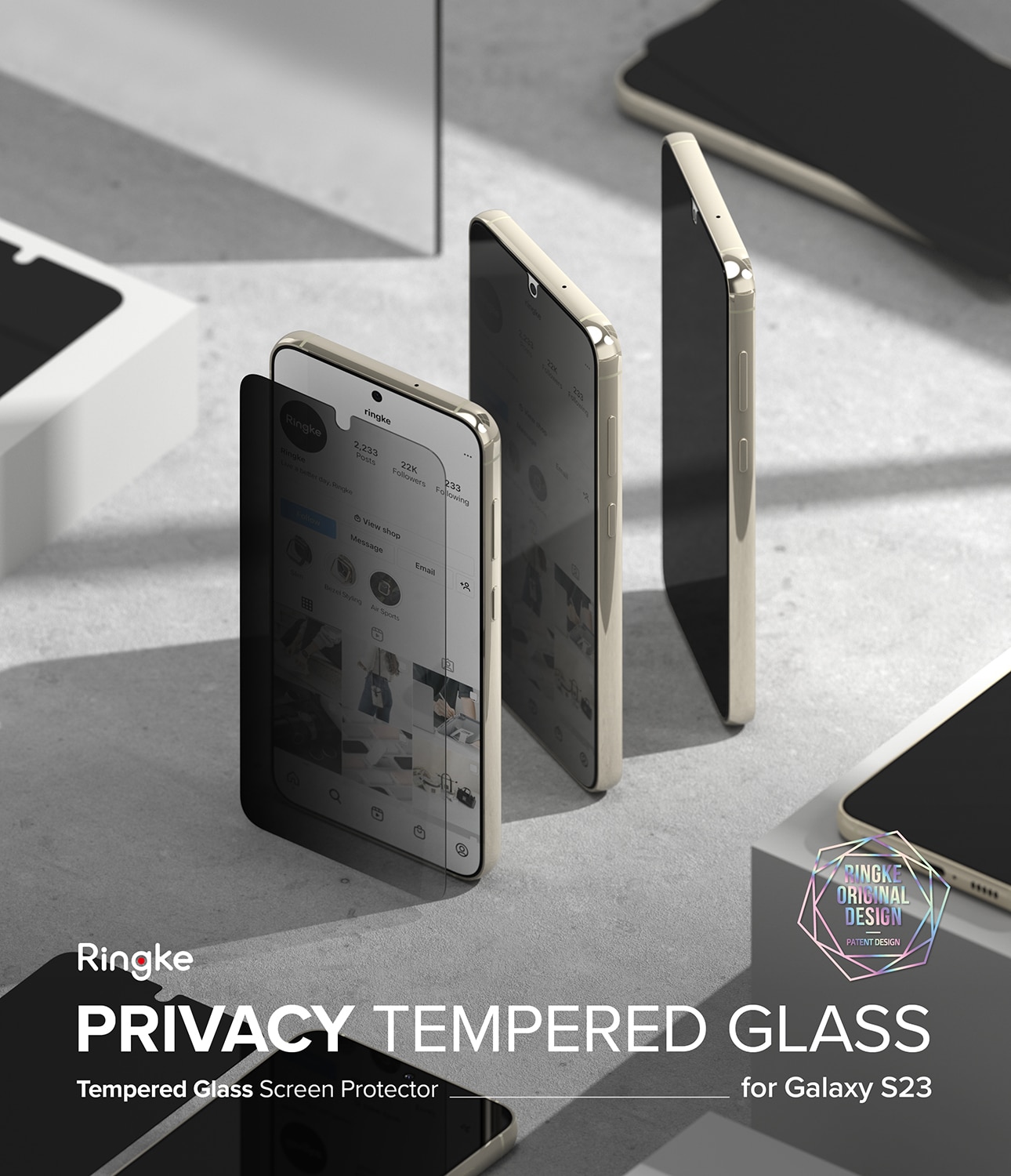 Samsung Galaxy S23 Privacy Screen Protector Glass