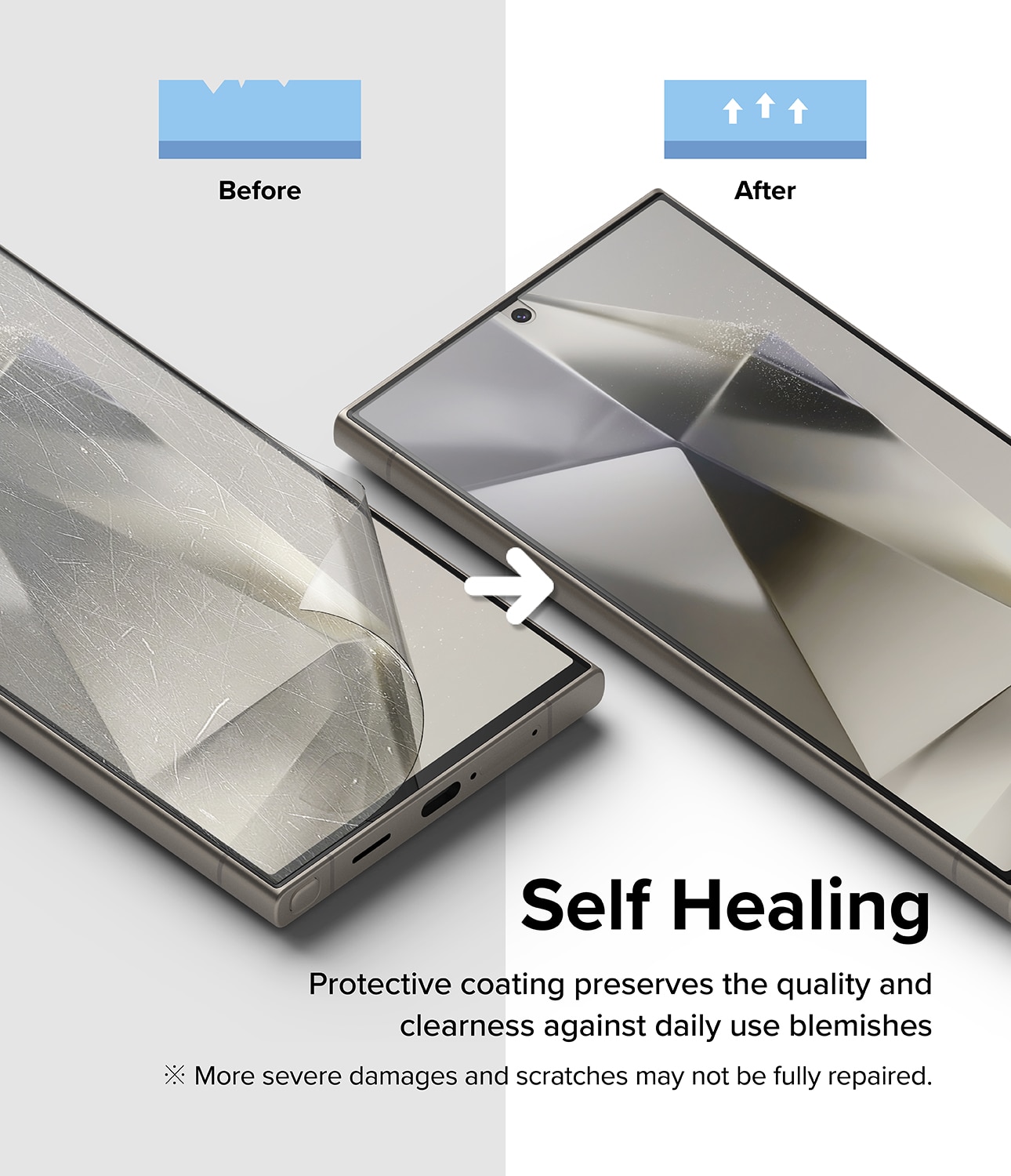 Samsung Galaxy S24 Ultra Dual Easy Screen Protector (2-pack)