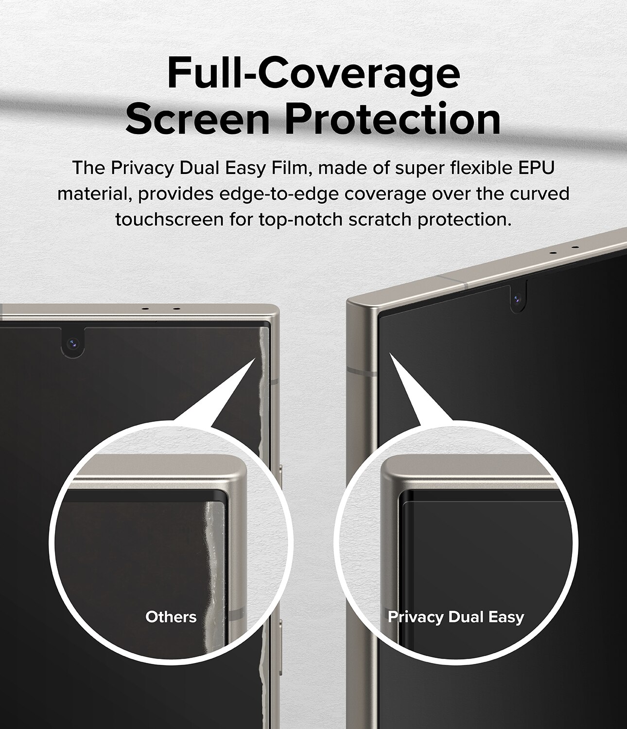 Samsung Galaxy S24 Ultra Privacy Dual Easy Screen Protector