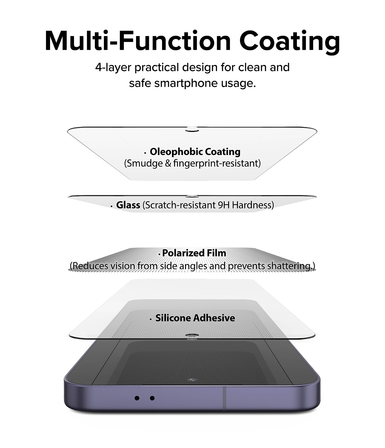 Samsung Galaxy S24 Plus Easy Slide Privacy Glass (2-pack)