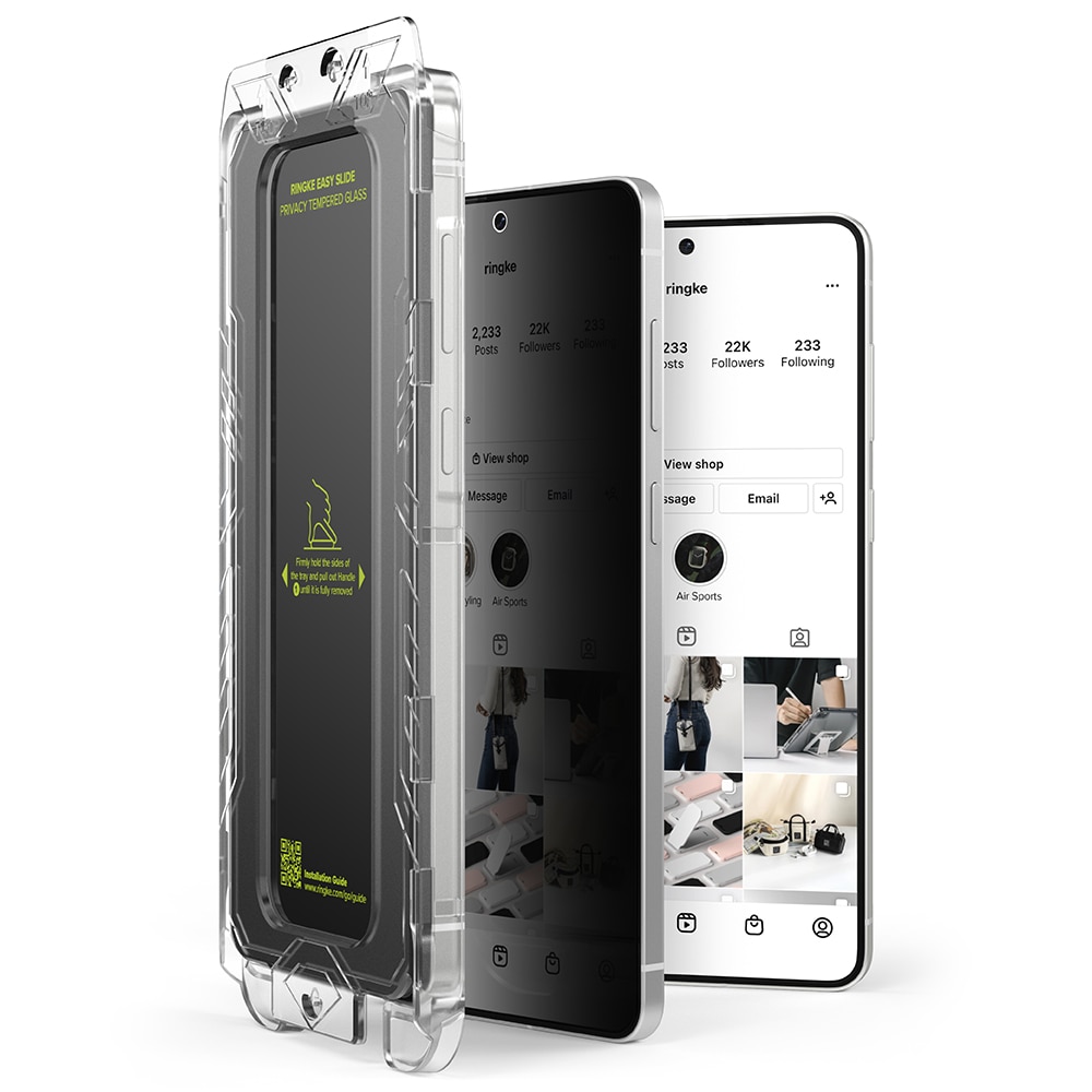 Samsung Galaxy S25 Edge Easy Slide Privacy Glass (2-pack)