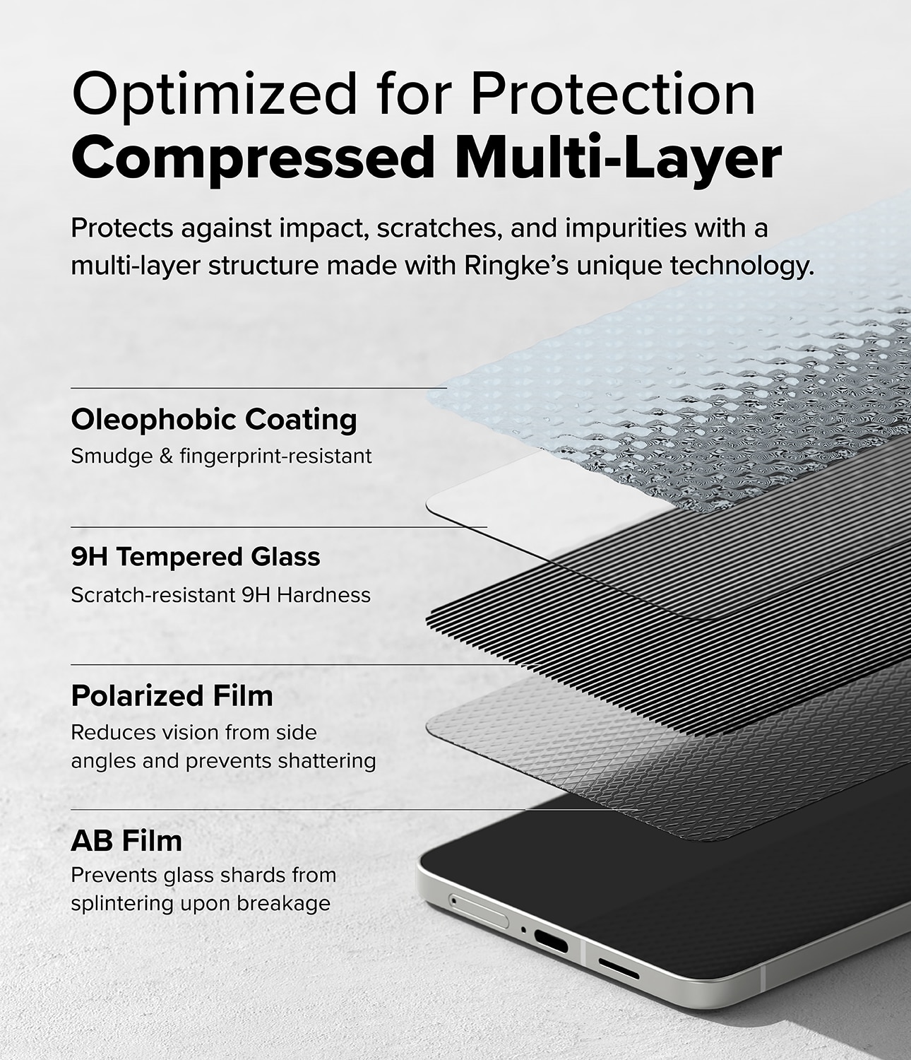 Samsung Galaxy S25 Edge Easy Slide Privacy Glass (2-pack)