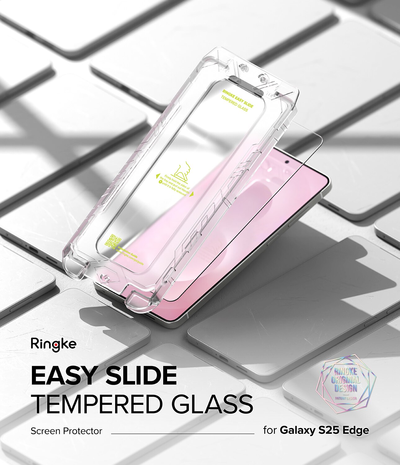 Samsung Galaxy S25 Edge Easy Slide Glass (2-pack)