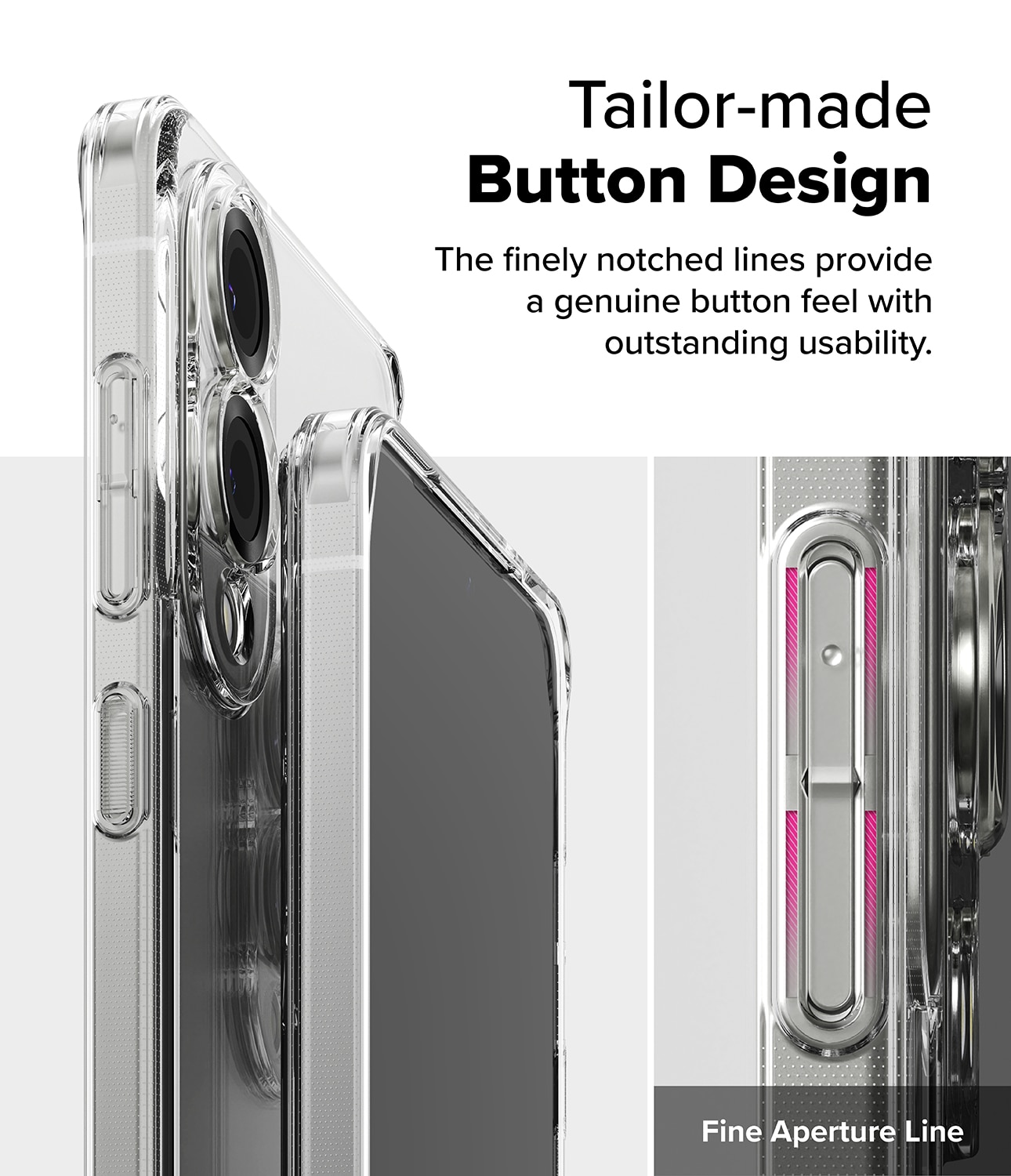 Samsung Galaxy S25 Edge Fusion Case Clear