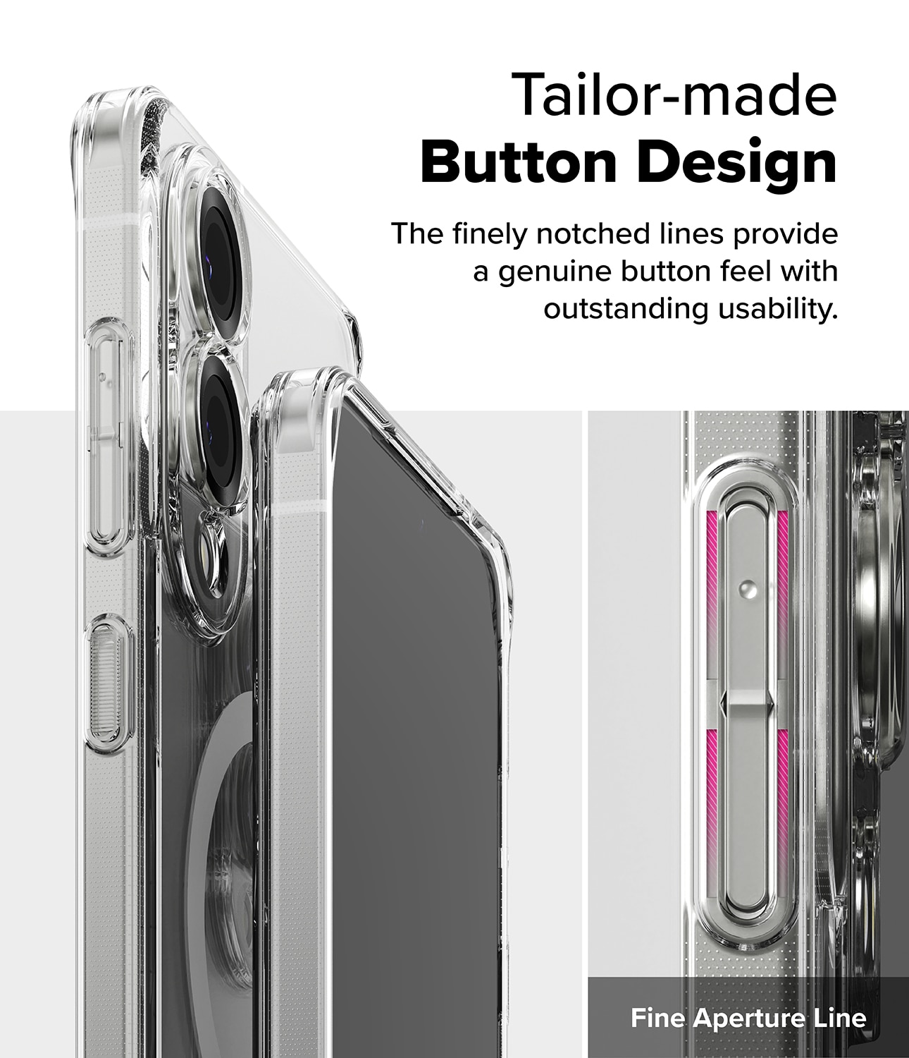 Samsung Galaxy S25 Edge Fusion Magnetic Case Transparent