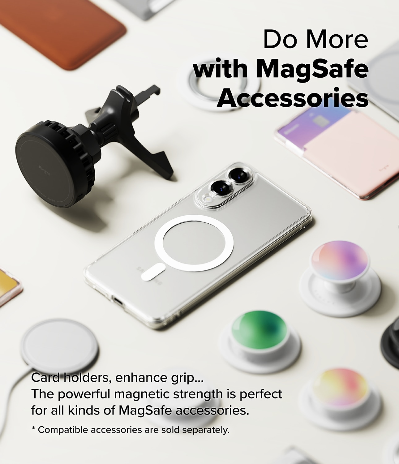 Samsung Galaxy S25 Edge Fusion Magnetic Case Transparent