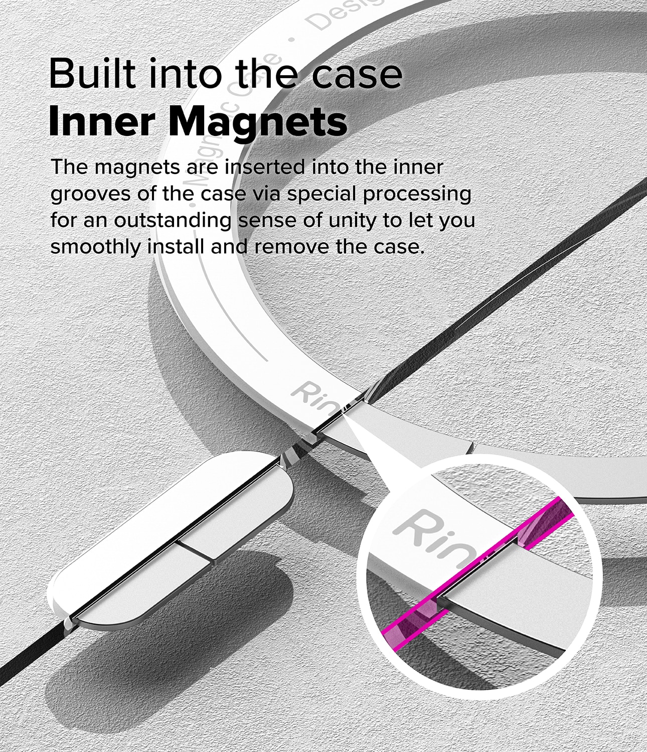 Samsung Galaxy S25 Edge Fusion Magnetic Case Transparent