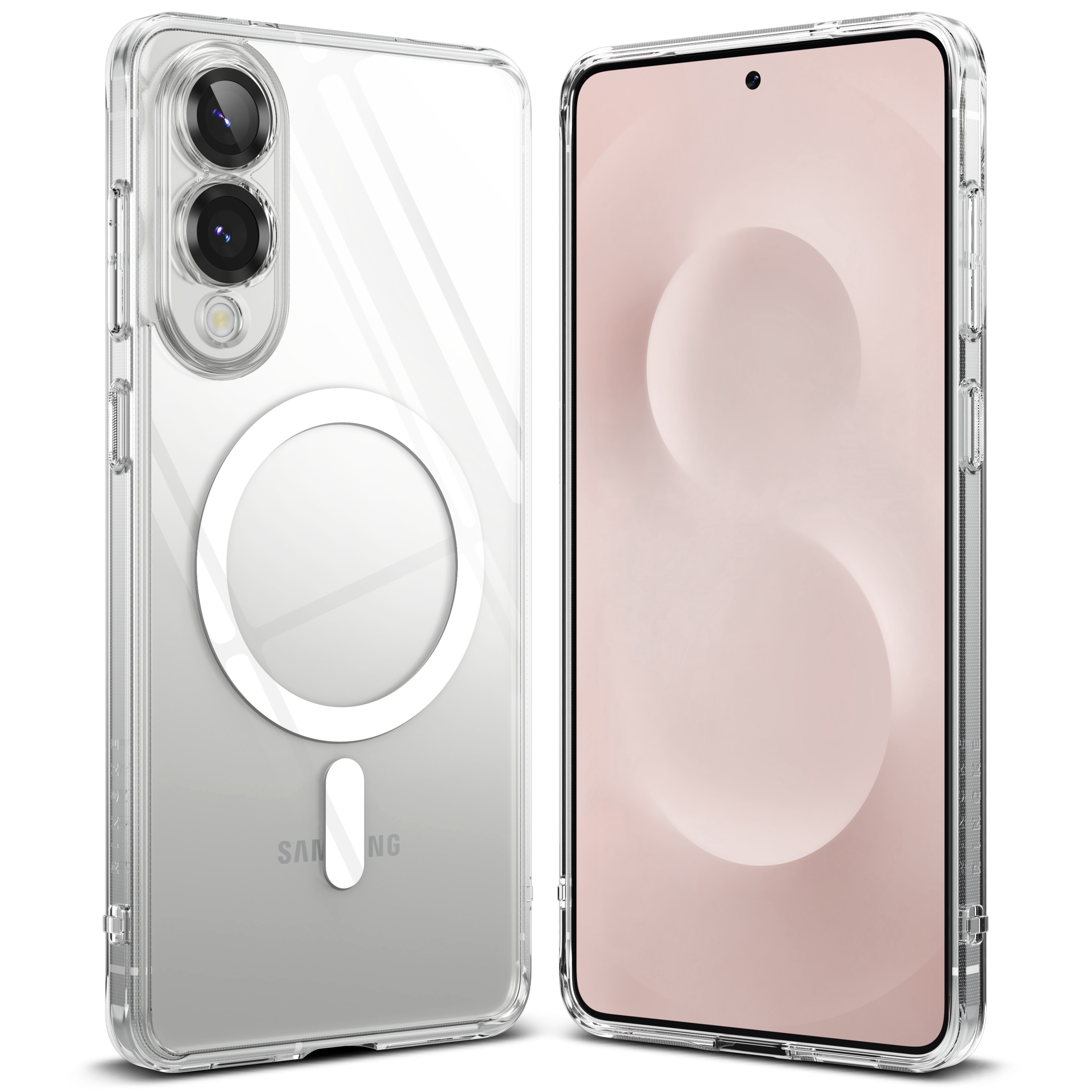 Samsung Galaxy S25 Edge Fusion Magnetic Case Transparent