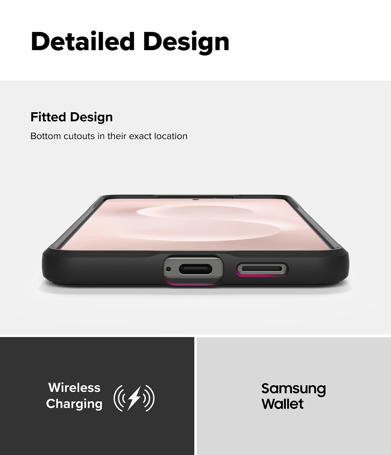 Samsung Galaxy S25 Edge Onyx Case Black