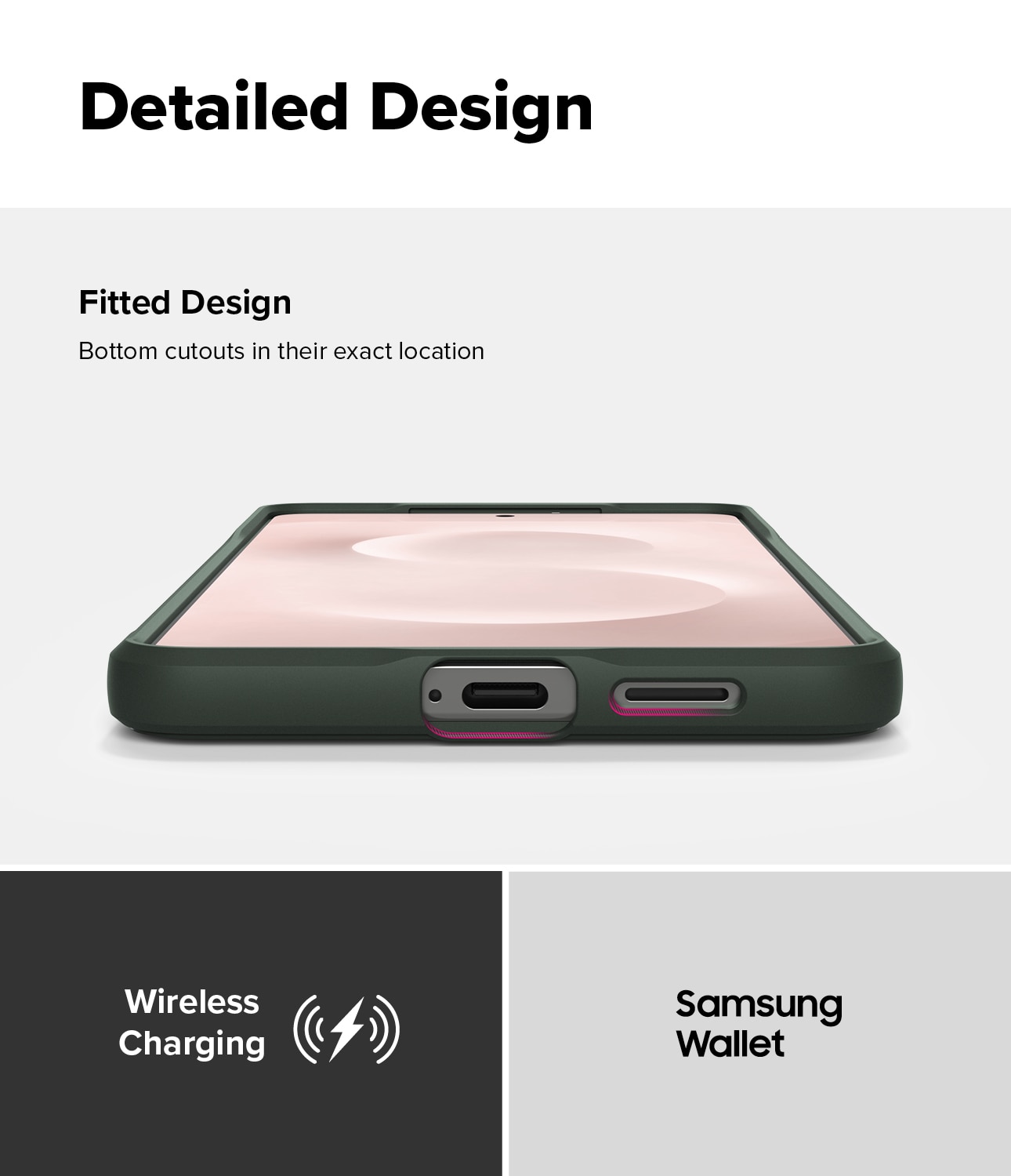 Samsung Galaxy S25 Edge Onyx Case Dark Green