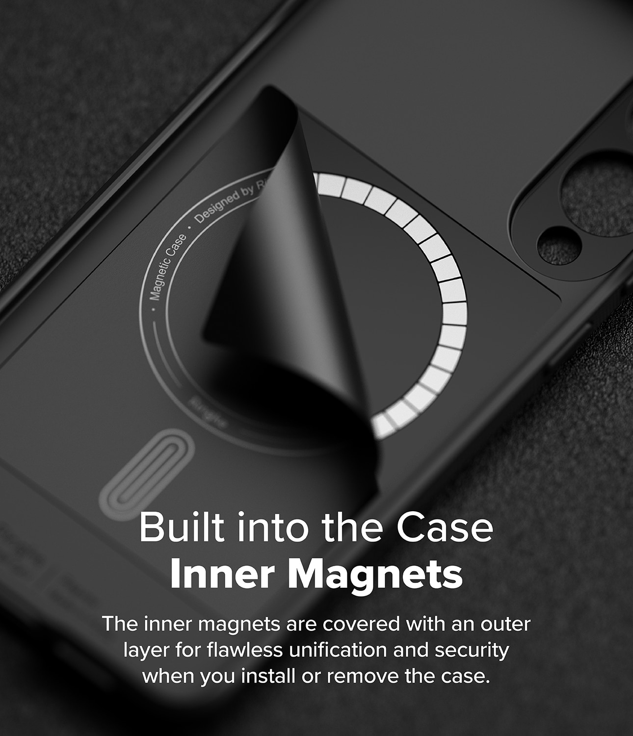 Samsung Galaxy S25 Edge Onyx Magnetic Case Black