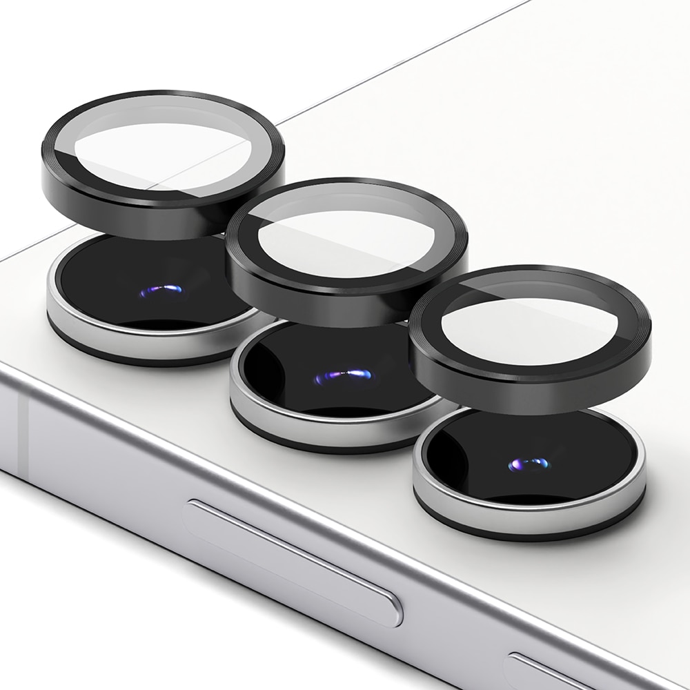 Samsung Galaxy S25 FE Camera Lens Frame Glass (2-pack) Black