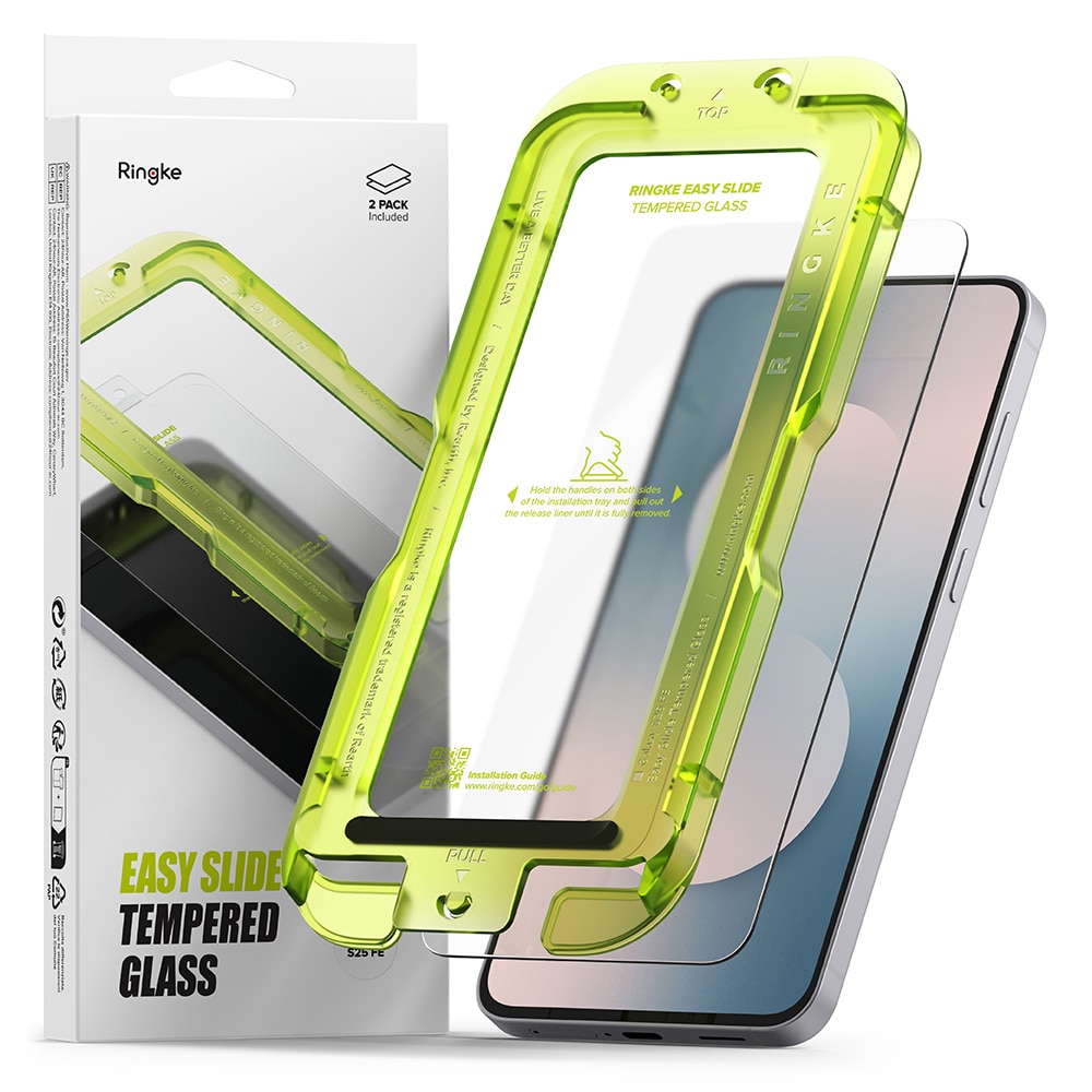 Samsung Galaxy S25 FE Easy Slide Glass (2-pack)