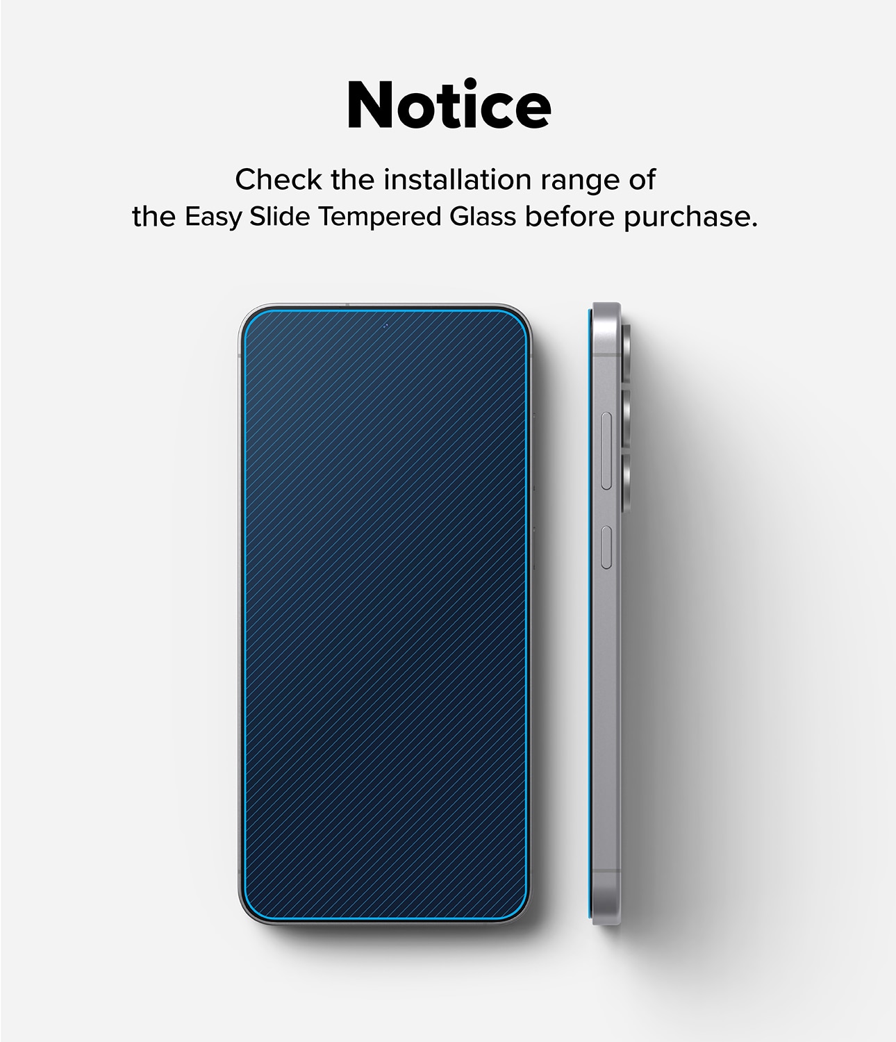 Samsung Galaxy S25 FE Easy Slide Glass (2-pack)