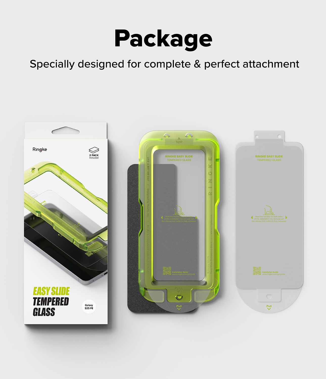 Samsung Galaxy S25 FE Easy Slide Glass (2-pack)