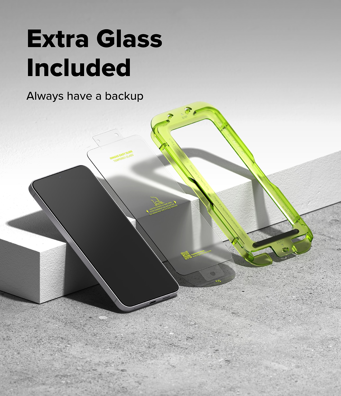Samsung Galaxy S25 FE Easy Slide Glass (2-pack)