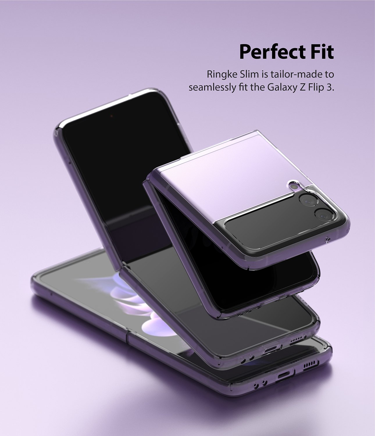Samsung Galaxy Z Flip 3 Slim Case Matte Clear