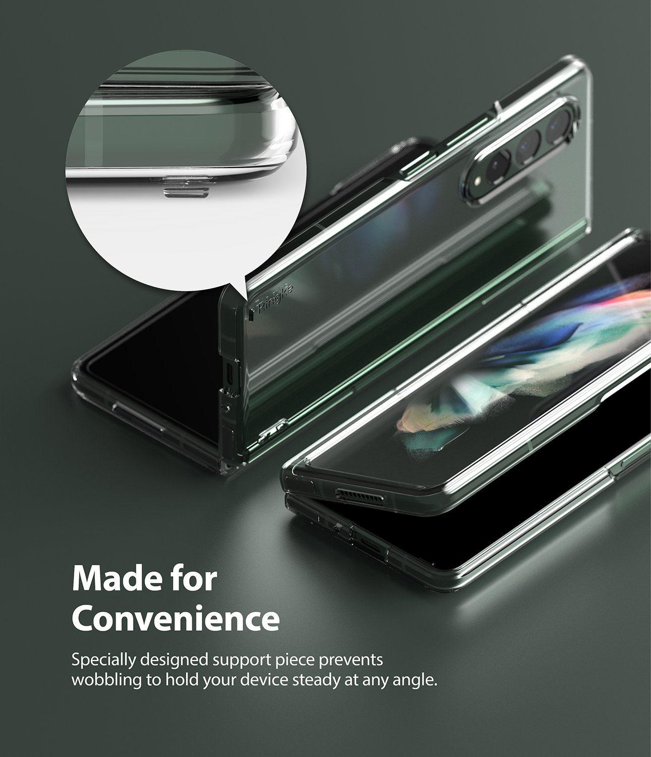 Samsung Galaxy Z Fold 3 Slim Case Clear