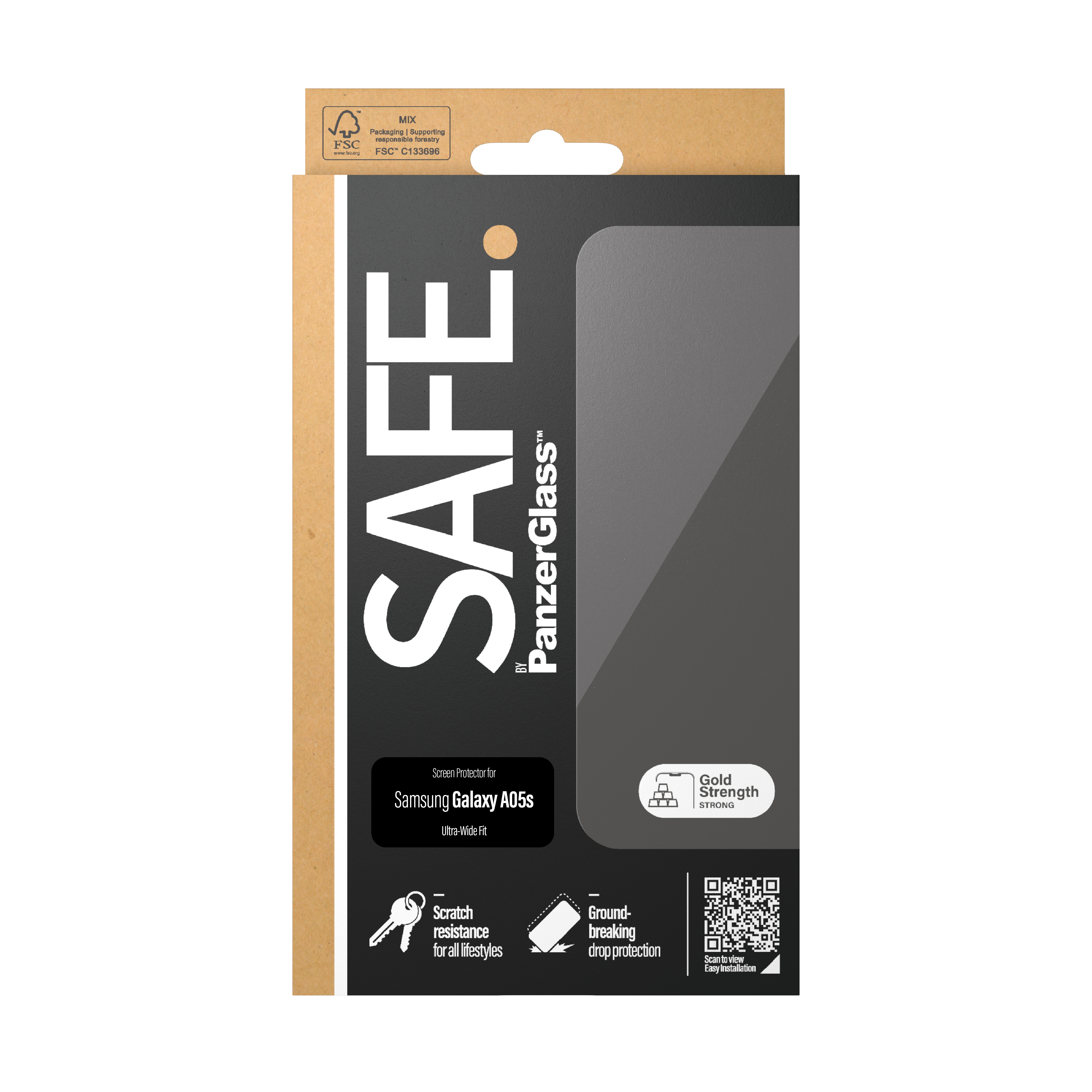 Samsung Galaxy A05s Screen Protector Ultra Wide Fit