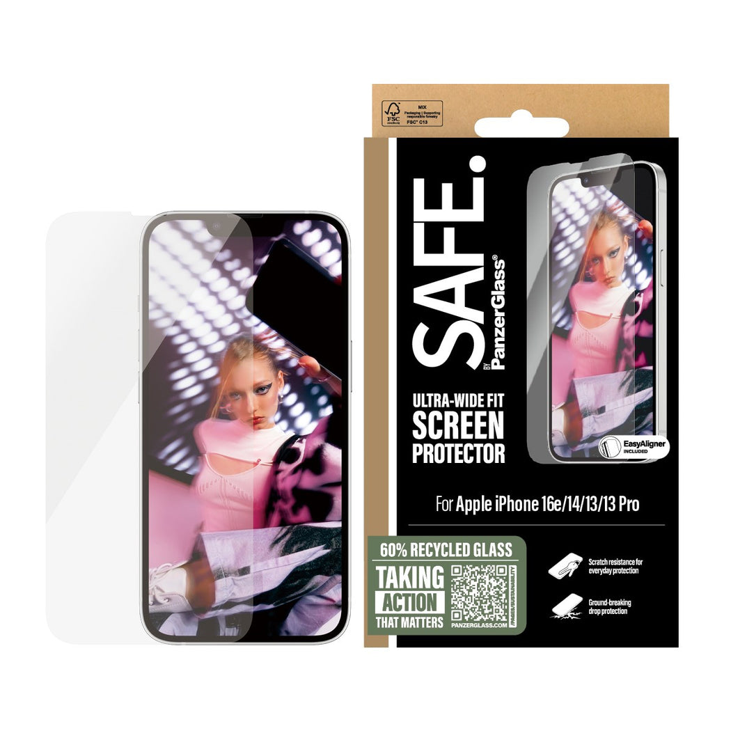 iPhone 13 Pro Screen Protector Ultra Wide Fit (with EasyAligner)