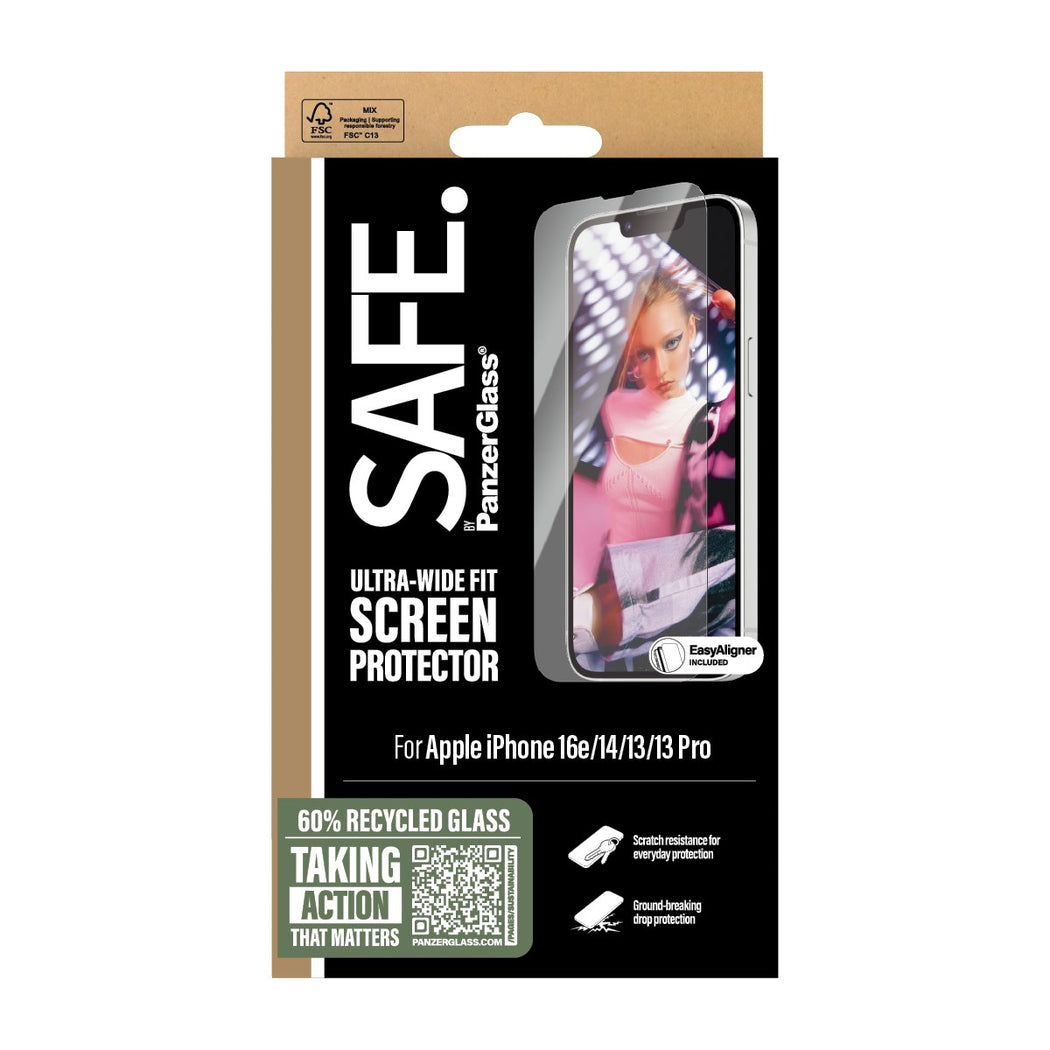 iPhone 13 Pro Screen Protector Ultra Wide Fit (with EasyAligner)
