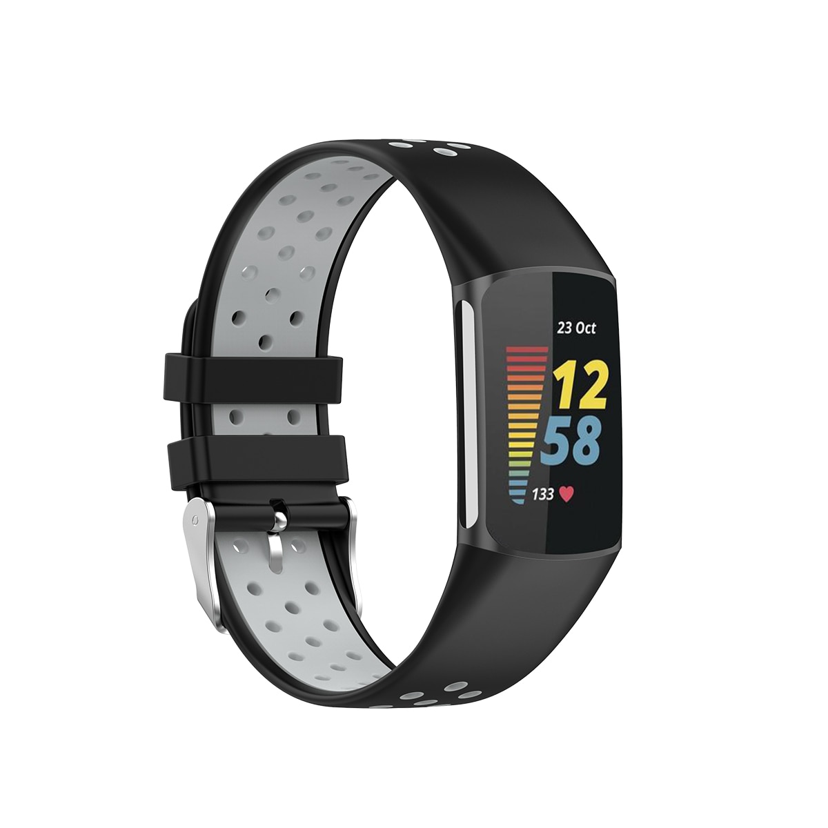 Fitbit Charge 5 Sport Silicone Band Black