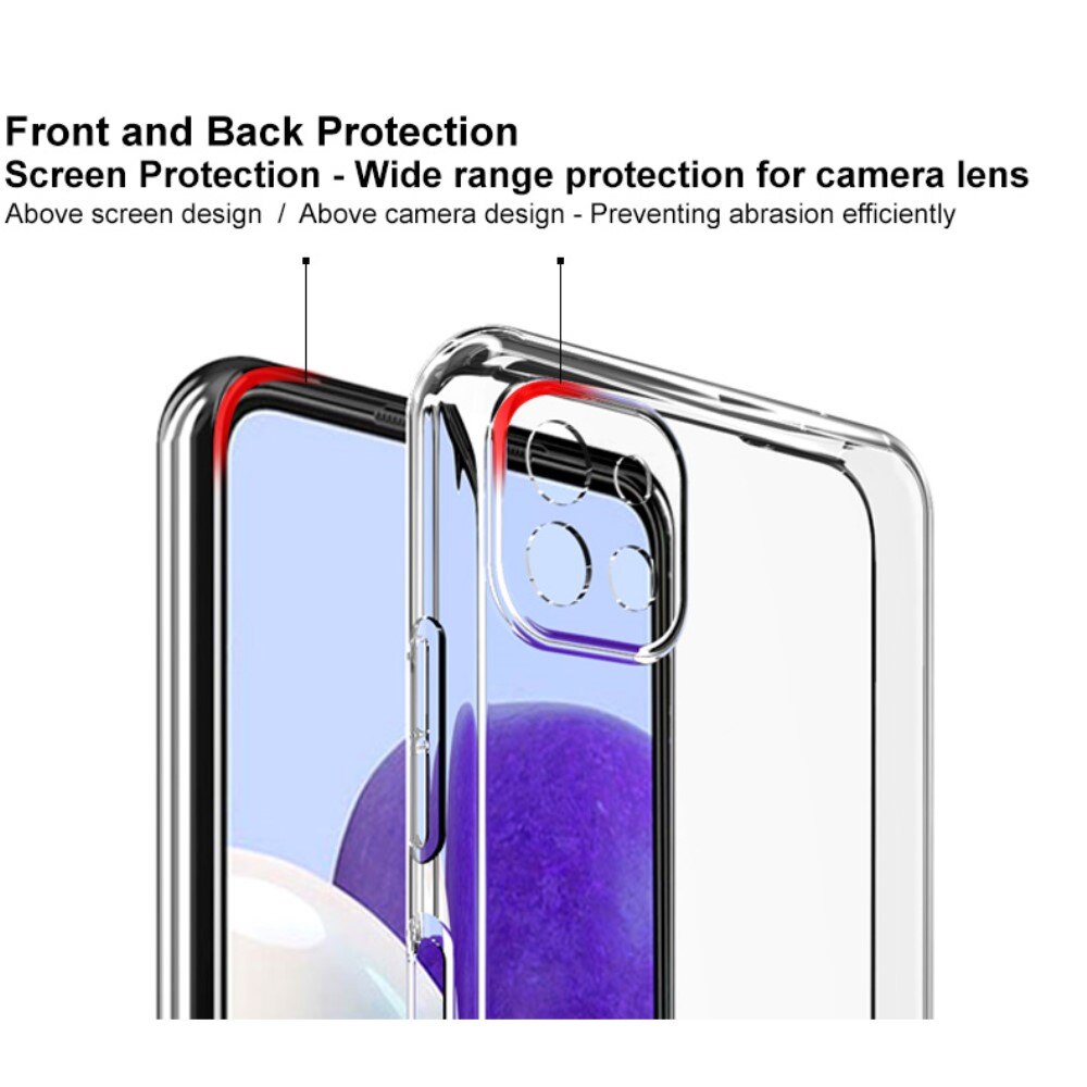 Samsung Galaxy A22 5G TPU Case Transparent