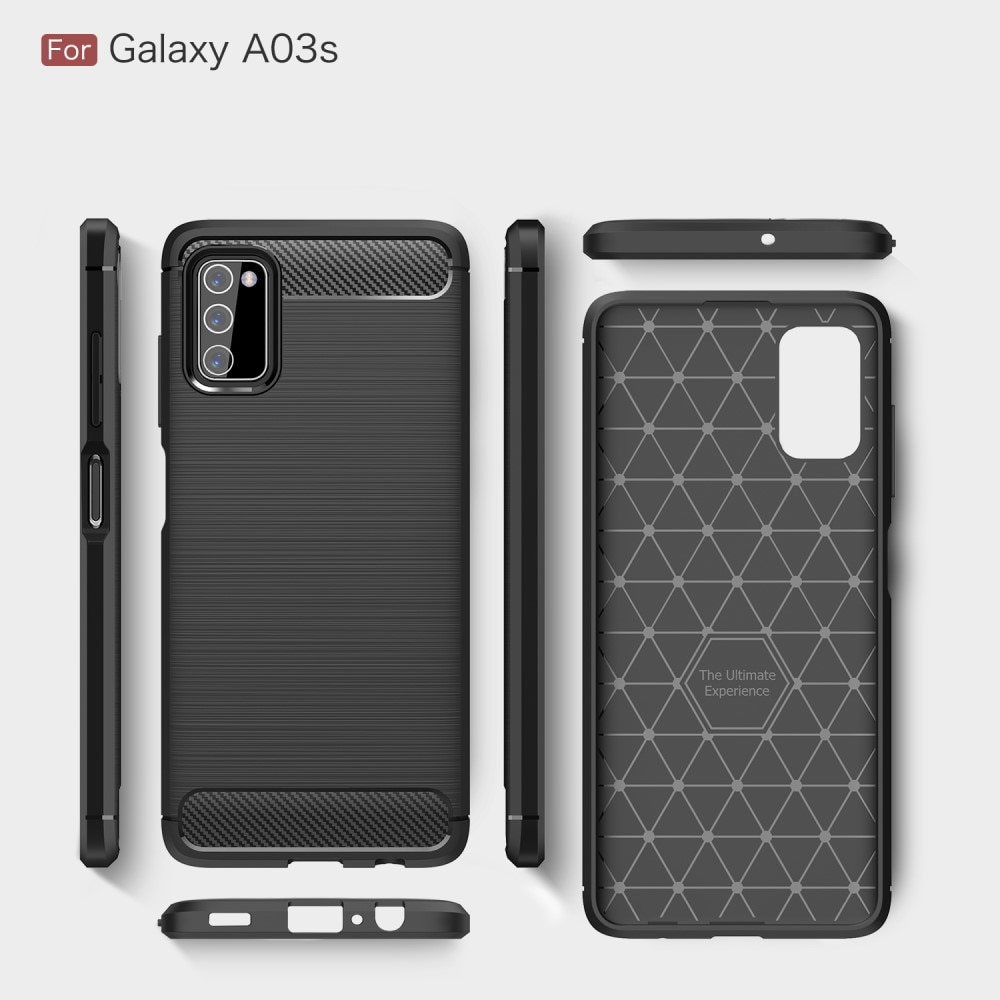 Samsung Galaxy A03s Brushed TPU Case Black