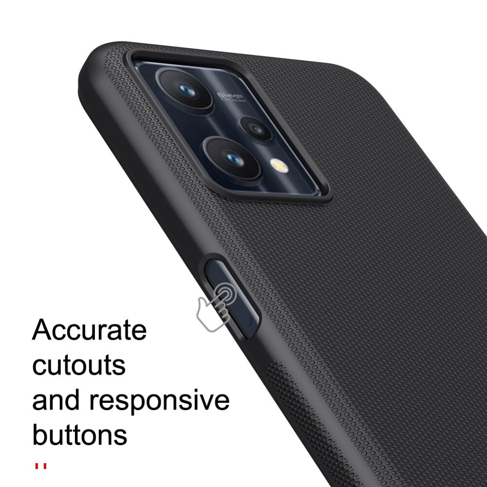 Realme/OnePlus 9 Pro/Nord CE 2 Lite 5G Super Frosted Shield Black