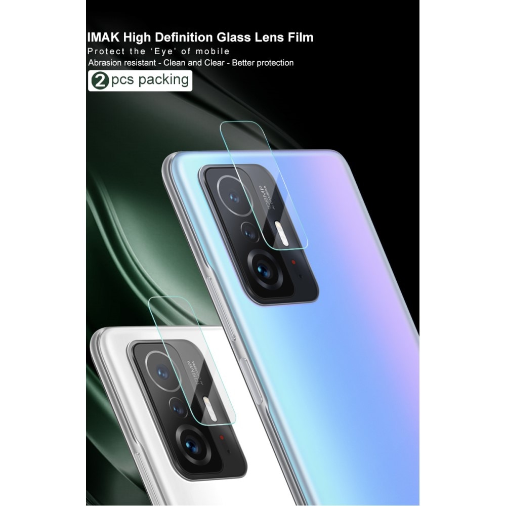 Xiaomi 11T/11T Pro Tempered Glass Lens Protector (2-pack)
