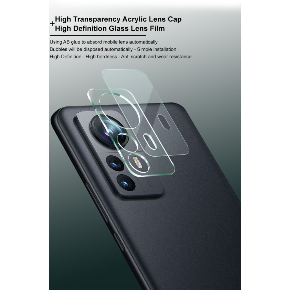 Xiaomi 12 Pro Tempered Glass 0.2mm Lens Protector Transparent