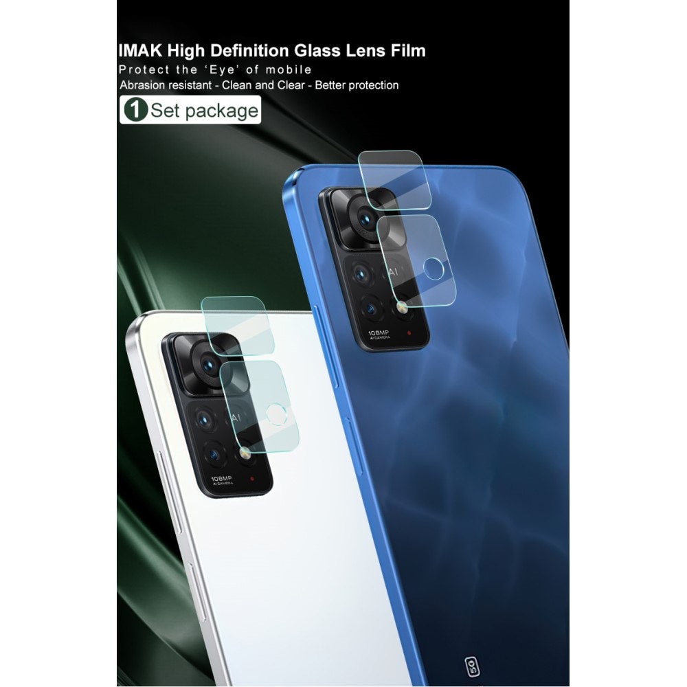 Xiaomi Redmi Note 11 Pro Tempered Glass Lens Protector (2-pack)