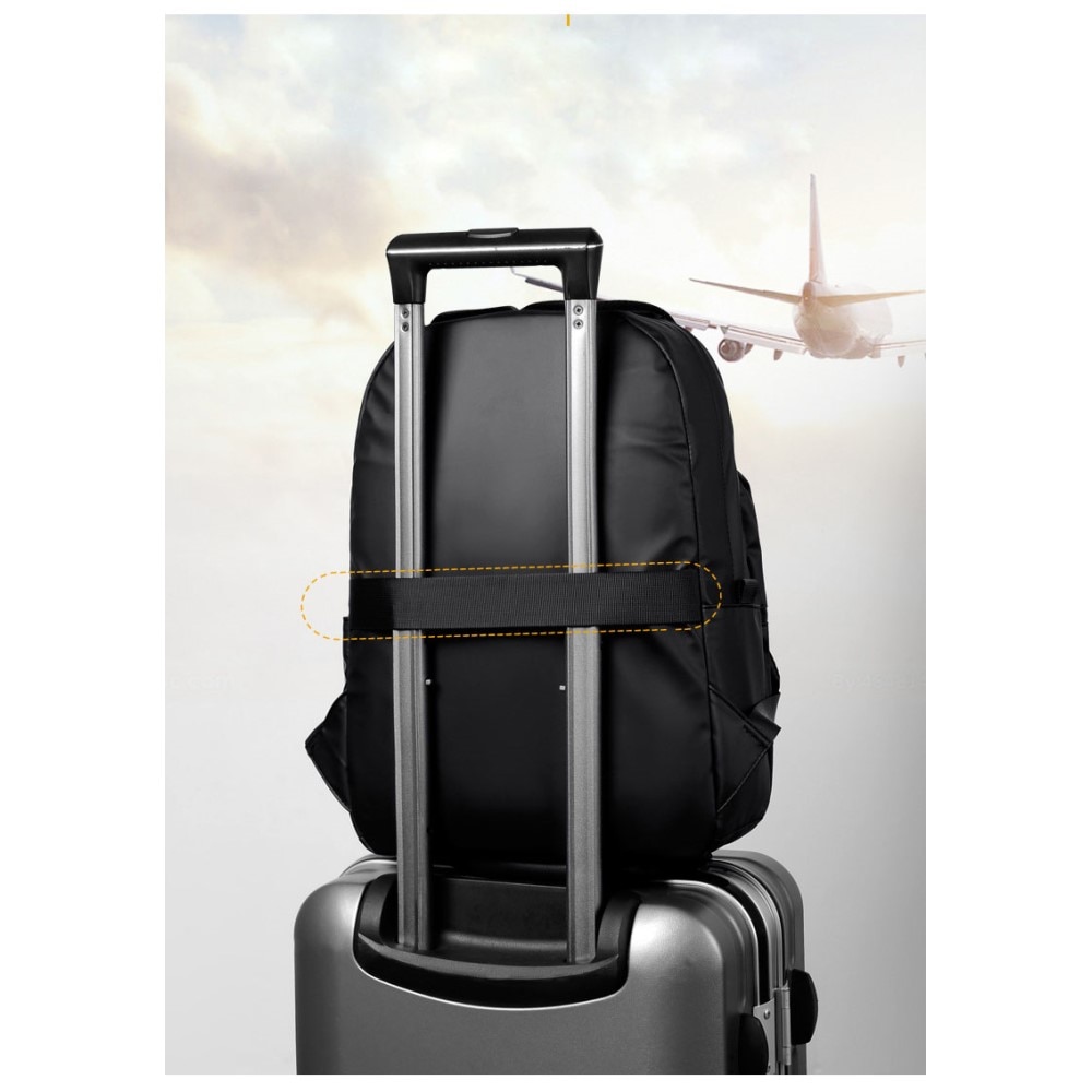 Water-resistant Backpack for Laptops up to 14 inches, Black