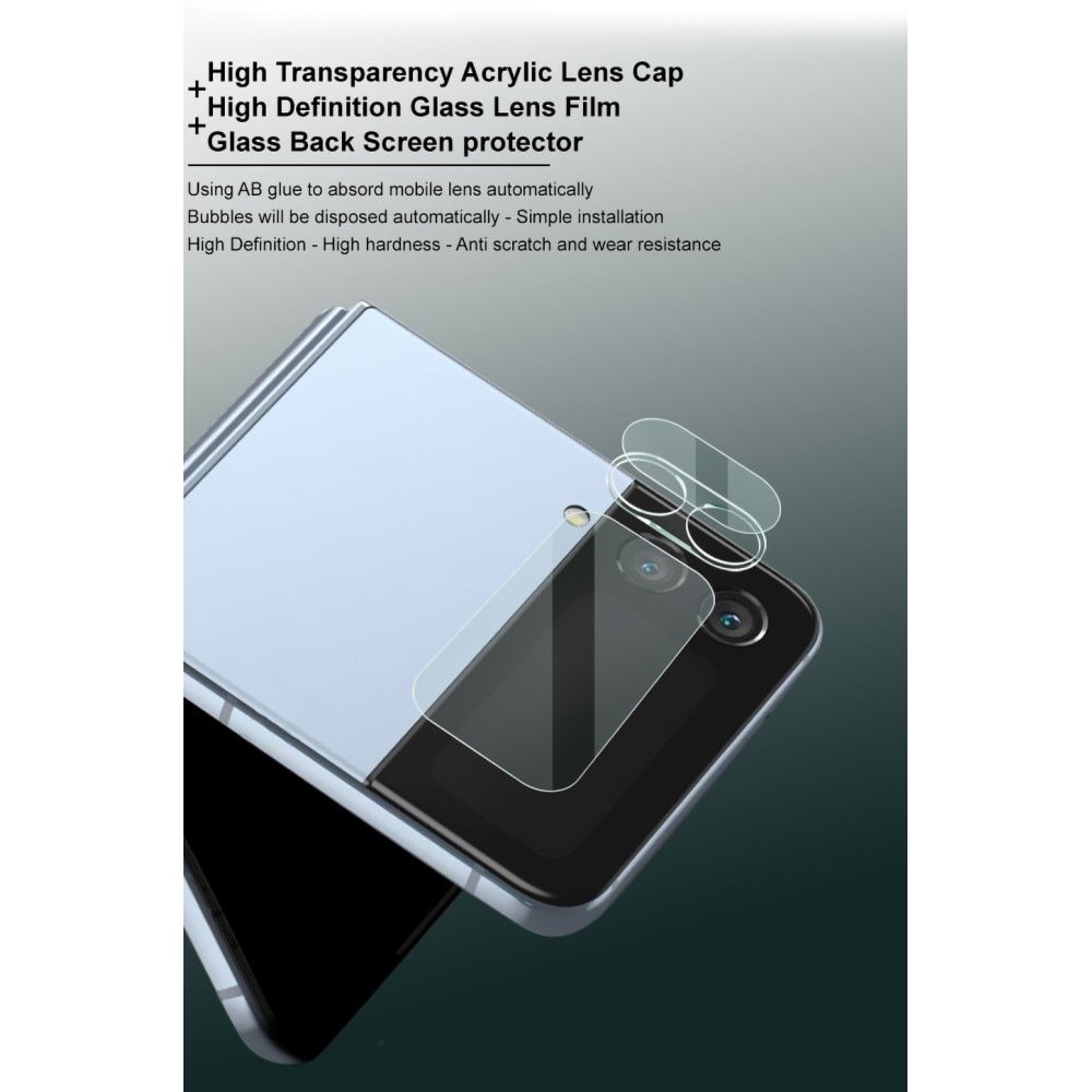 Samsung Galaxy Z Flip 4 Tempered Glass Lens & Outer Screen Protector