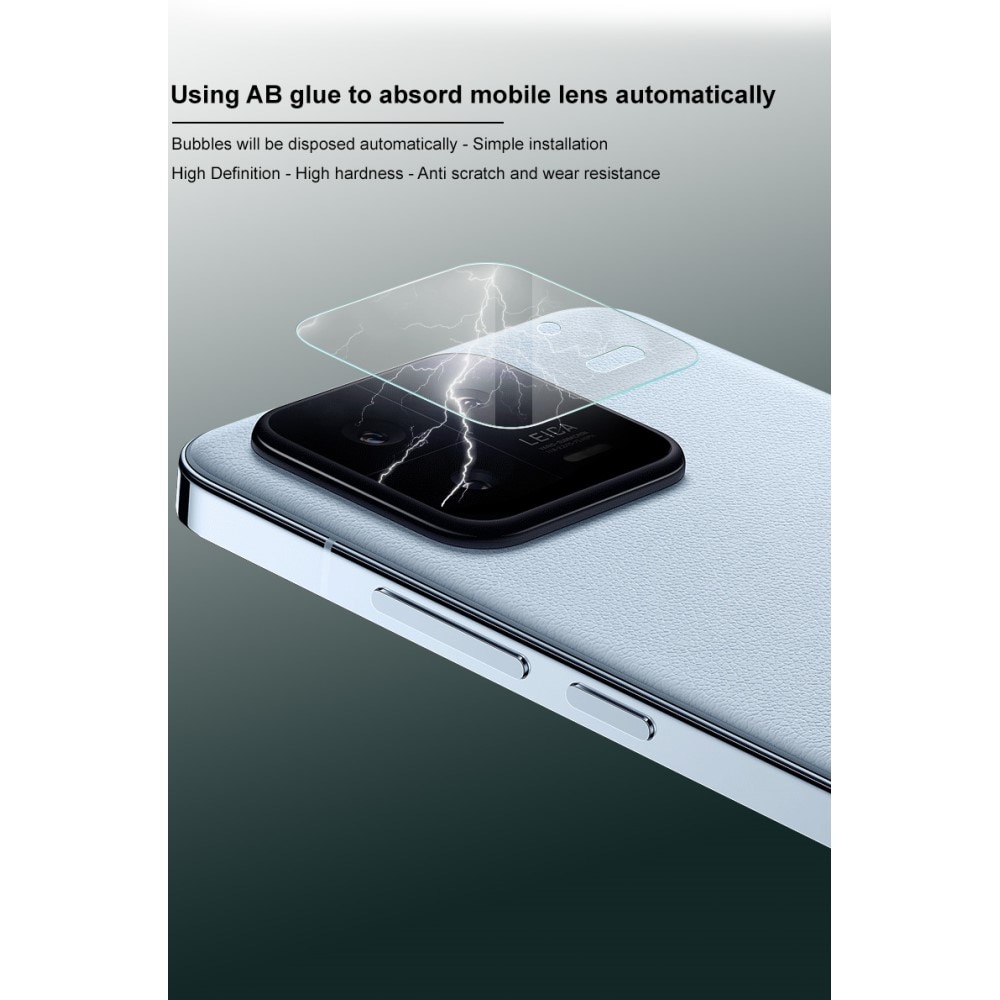 Xiaomi 13 Tempered Glass Lens Protector (2-pack) Transparent
