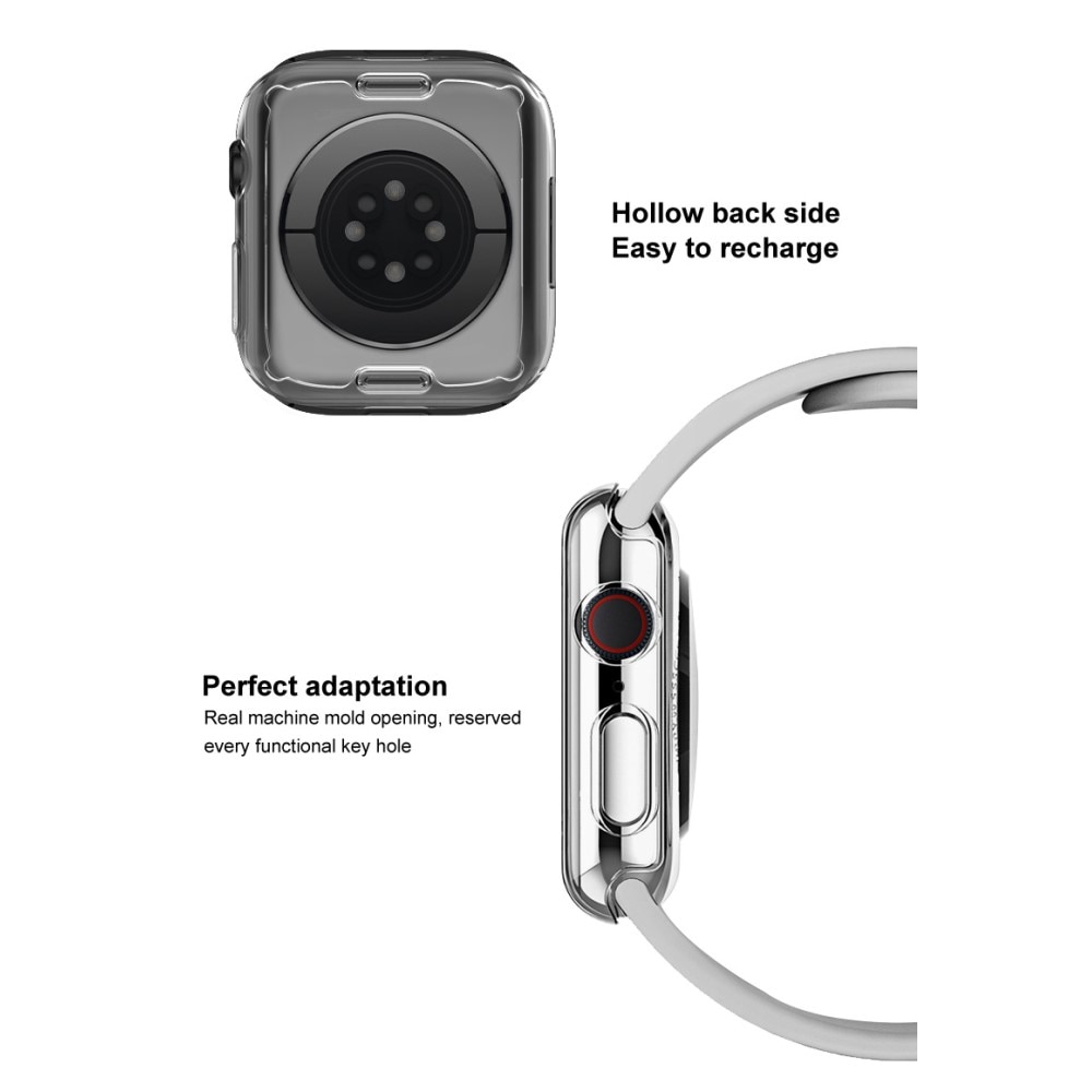 Apple Watch 45mm Series 9 TPU Case Crystal Clear
