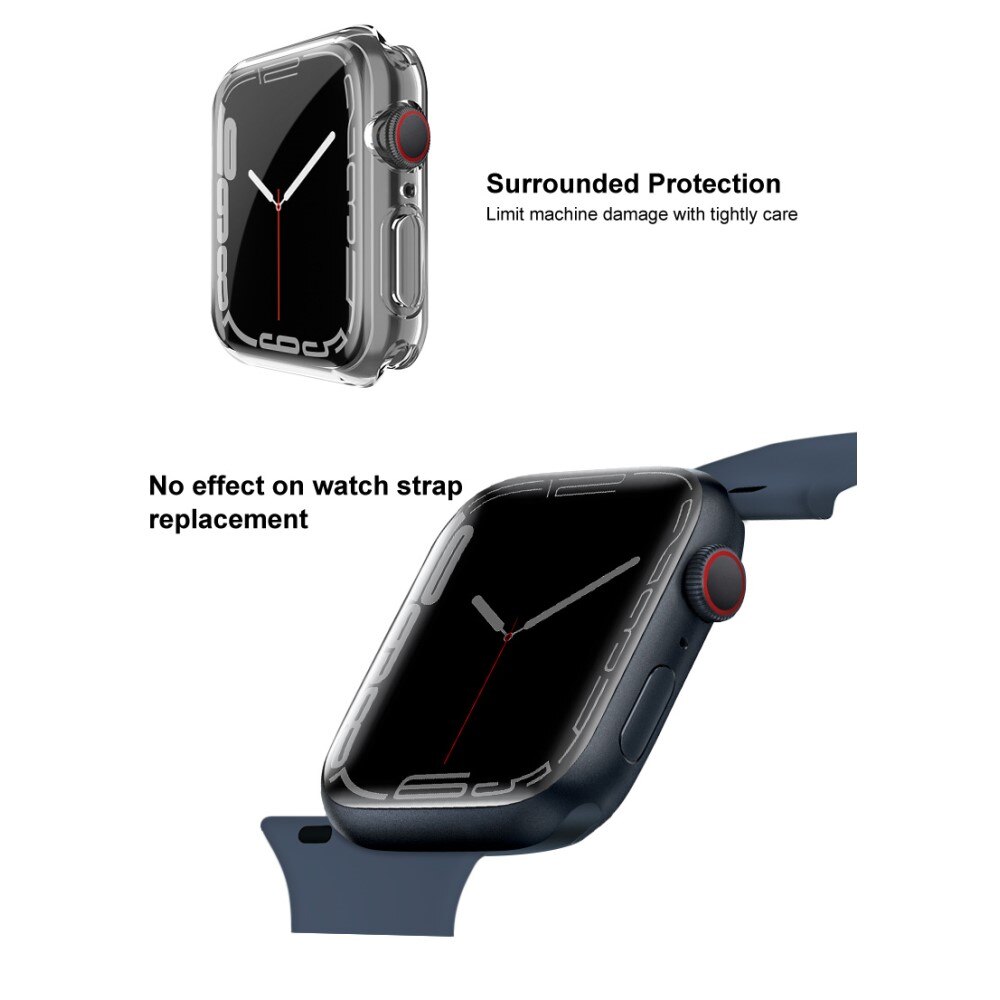 Apple Watch 45mm Series 8 TPU Case Crystal Clear