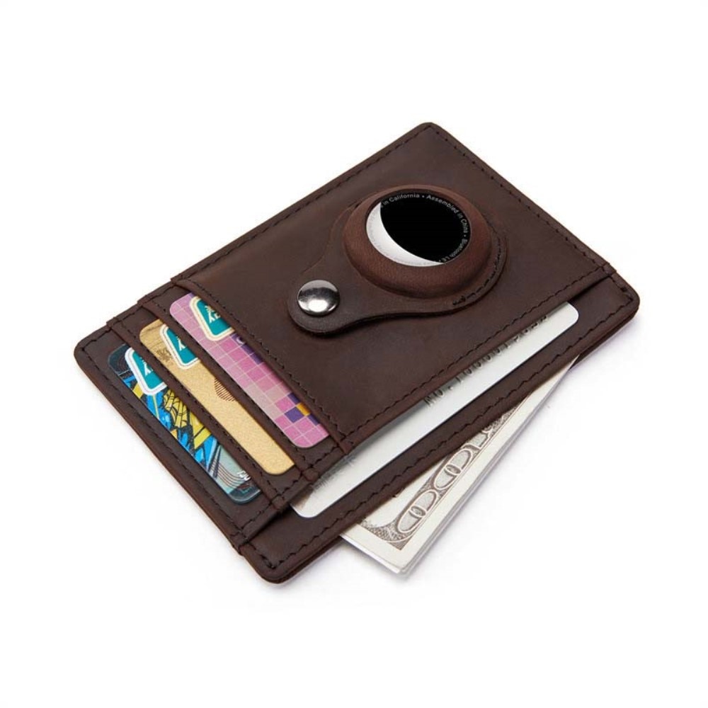 AirTag Slim Cardholder Brown