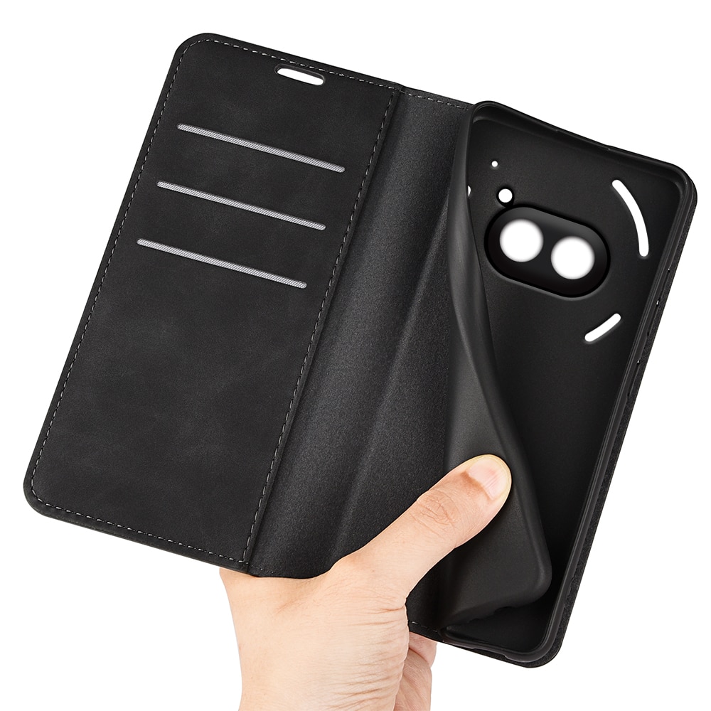 Nothing Phone 2a Slim Wallet Case Black