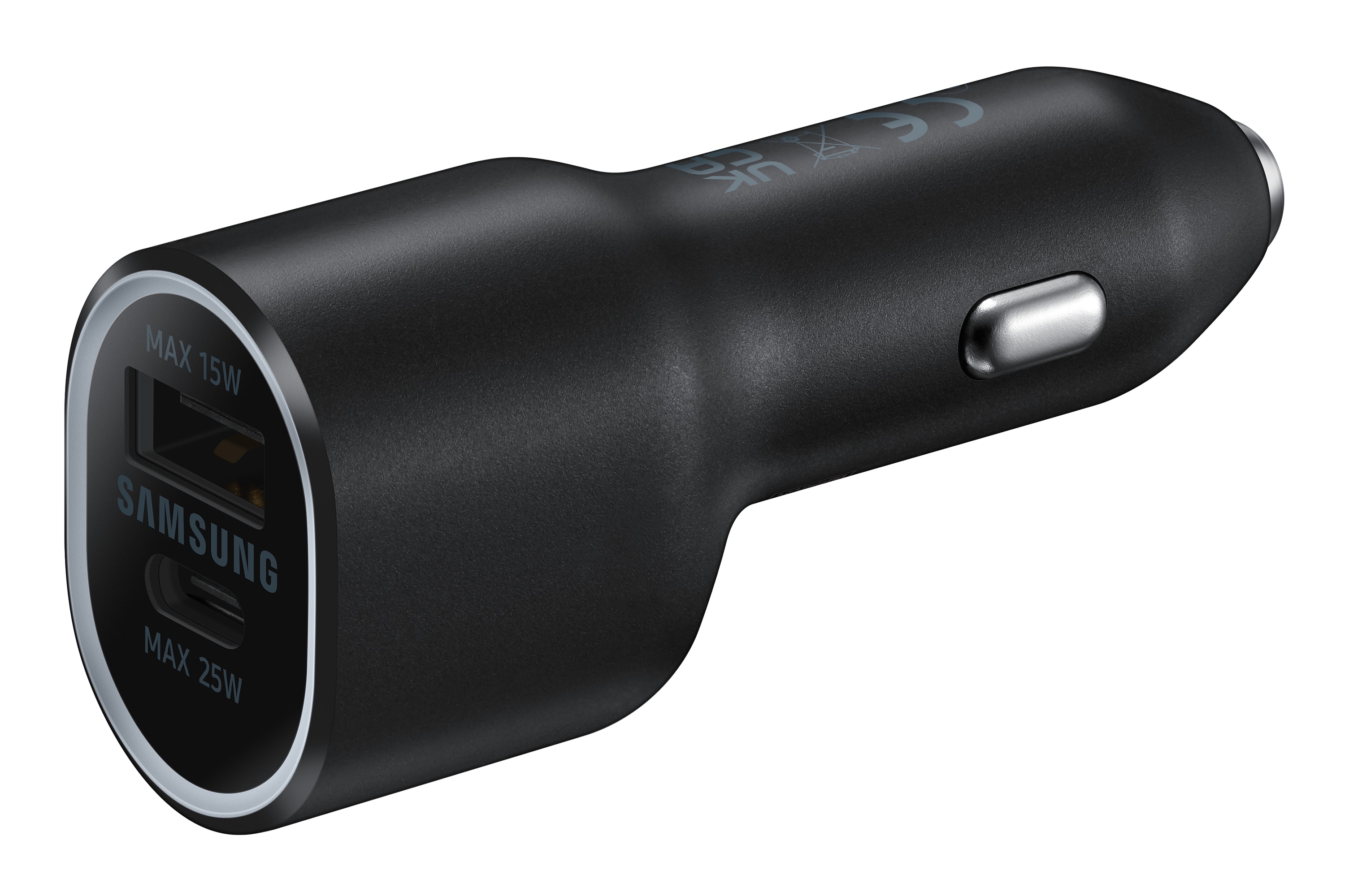 Car Charger Duo USB-C + USB-A 40W Black