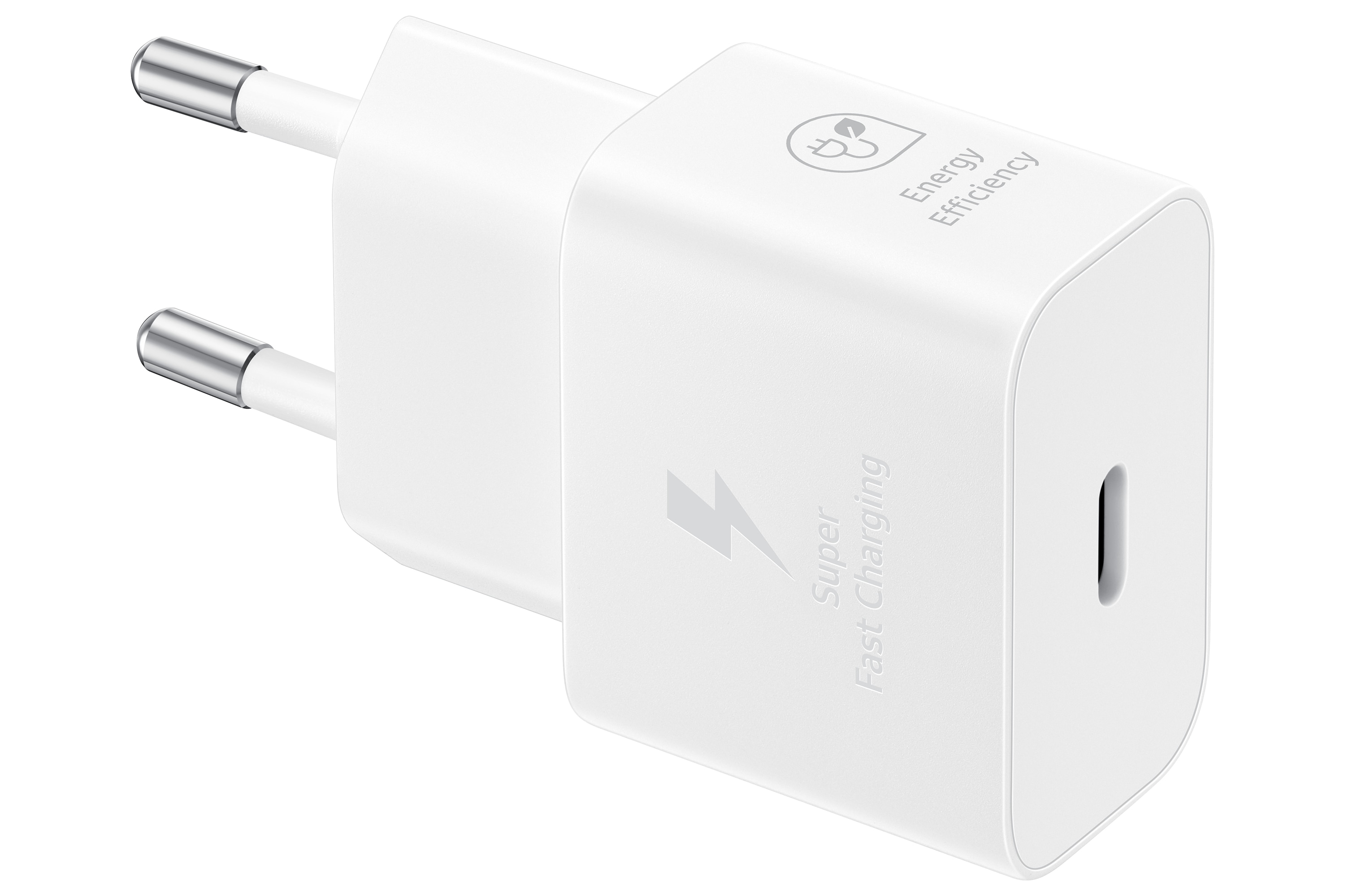 Power Adapter Fast Charge USB-C PD 25W White