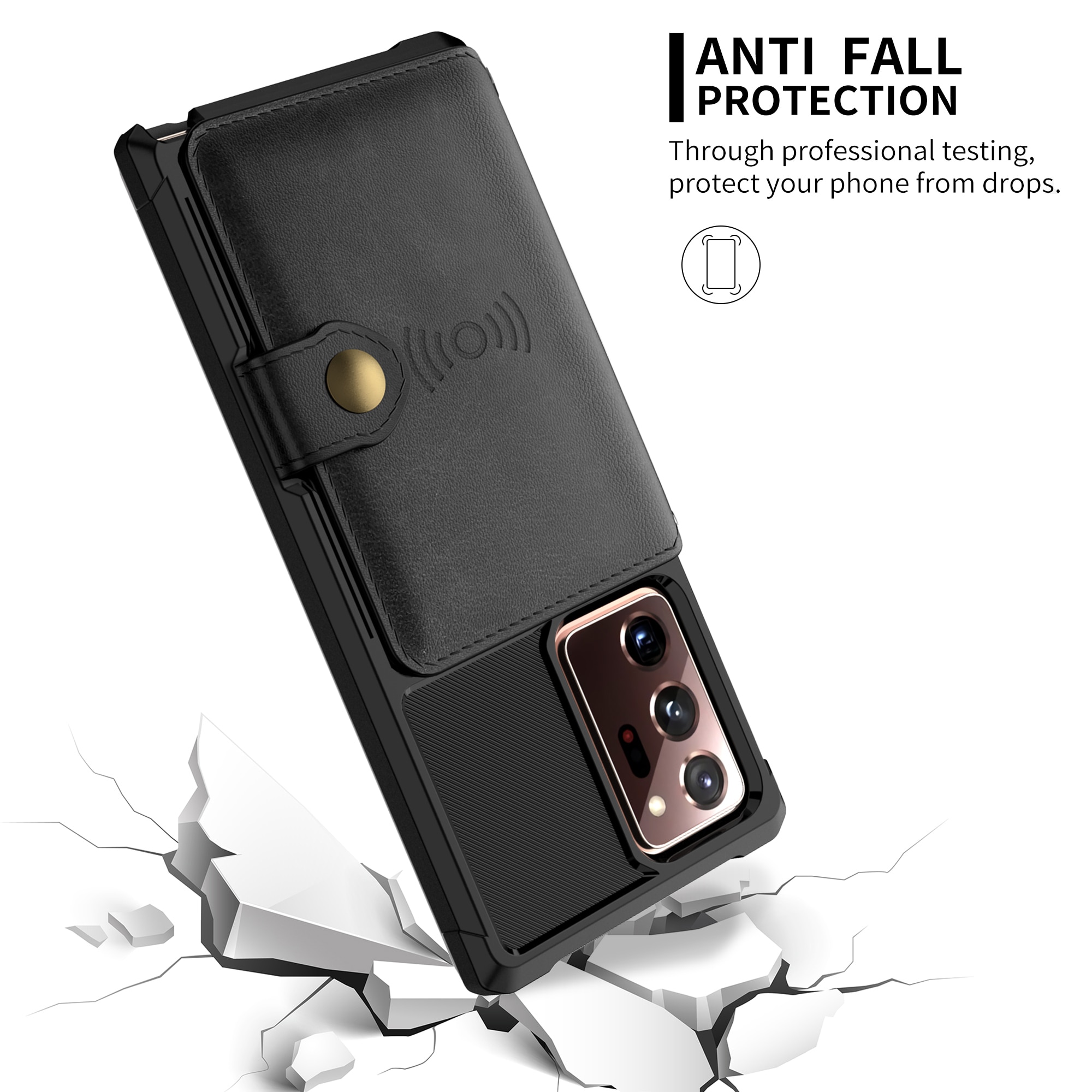 Samsung Galaxy Note 20 Ultra Tough Multi-slot Case Black