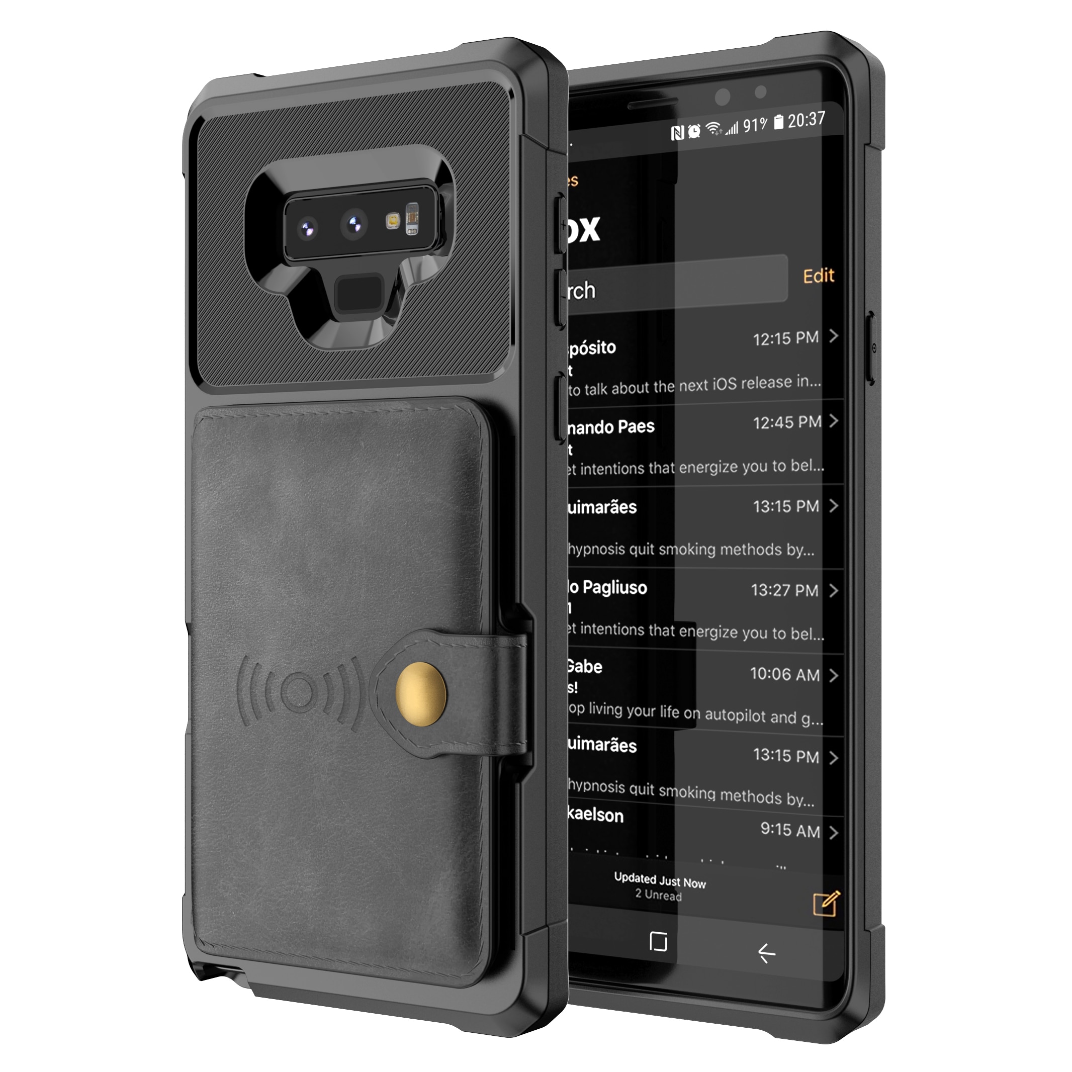Samsung Galaxy Note 9 Tough Multi-slot Case Black