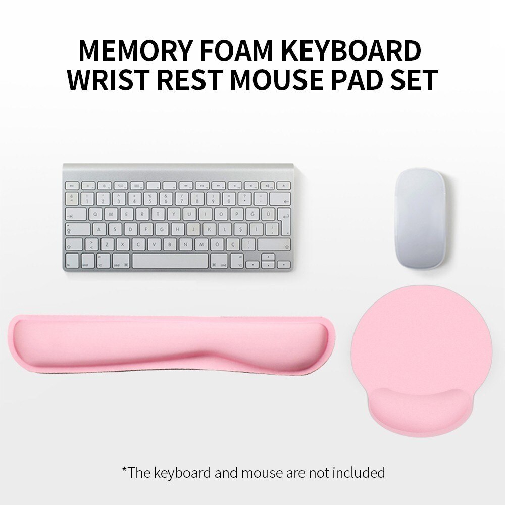 Wrist support for Keyboard and Mousepad Pink