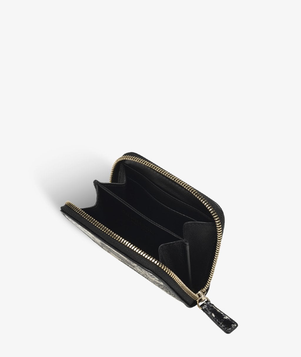 Zip Wallet Real Water Snake Bubbels White