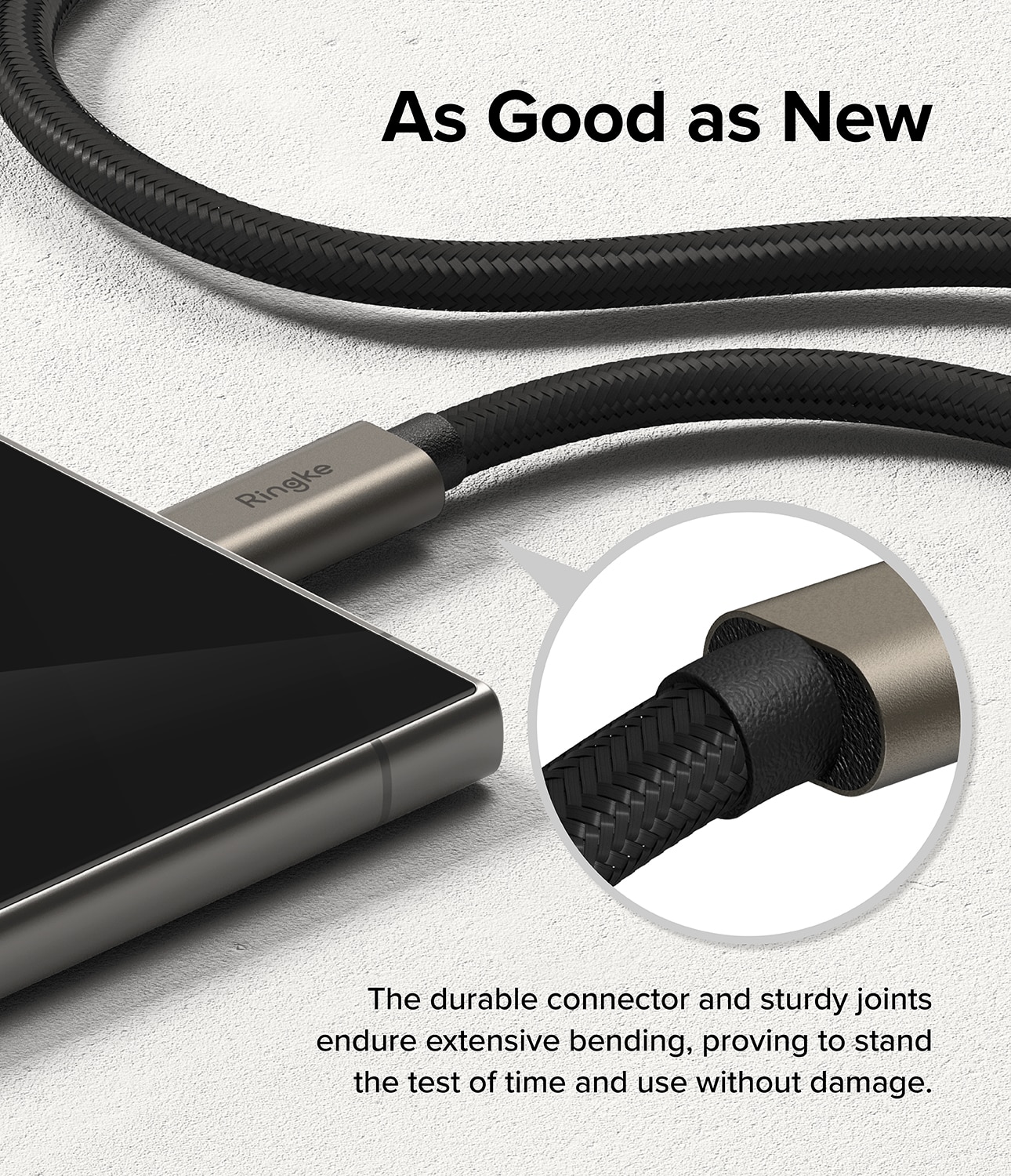 USB-C to USB-C 3.2 Gen 2x2 Cable 1m Black