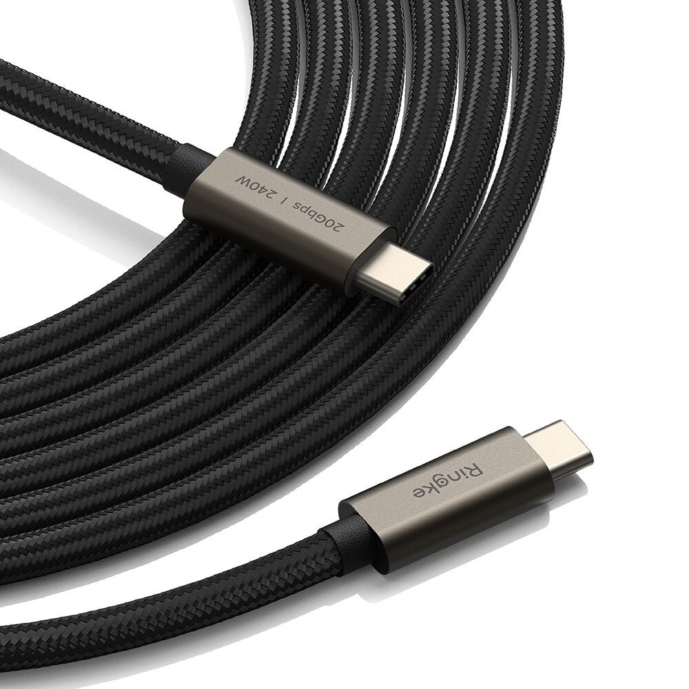 USB-C to USB-C 3.2 Gen 2x2Cable 2m  Black